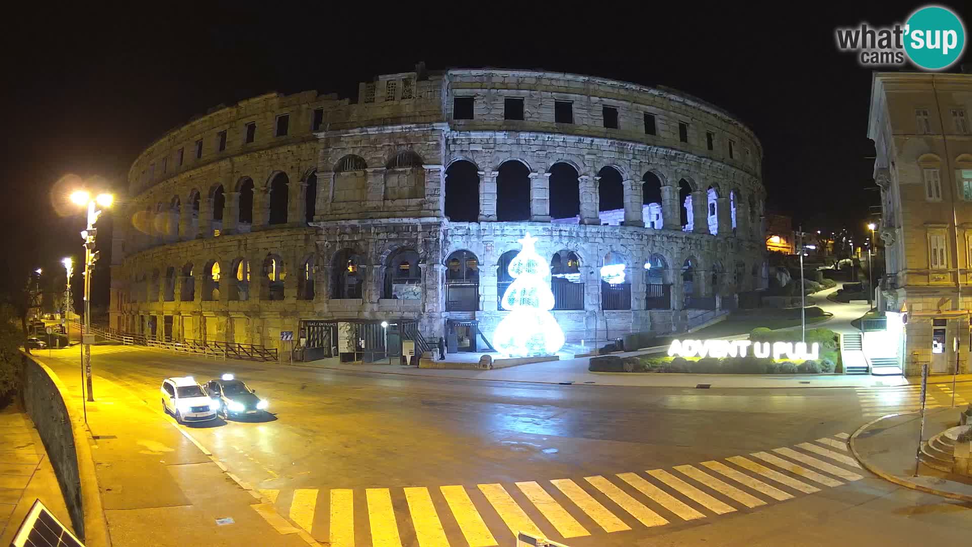 Live webcam Amphitheatre in Pula – Arena