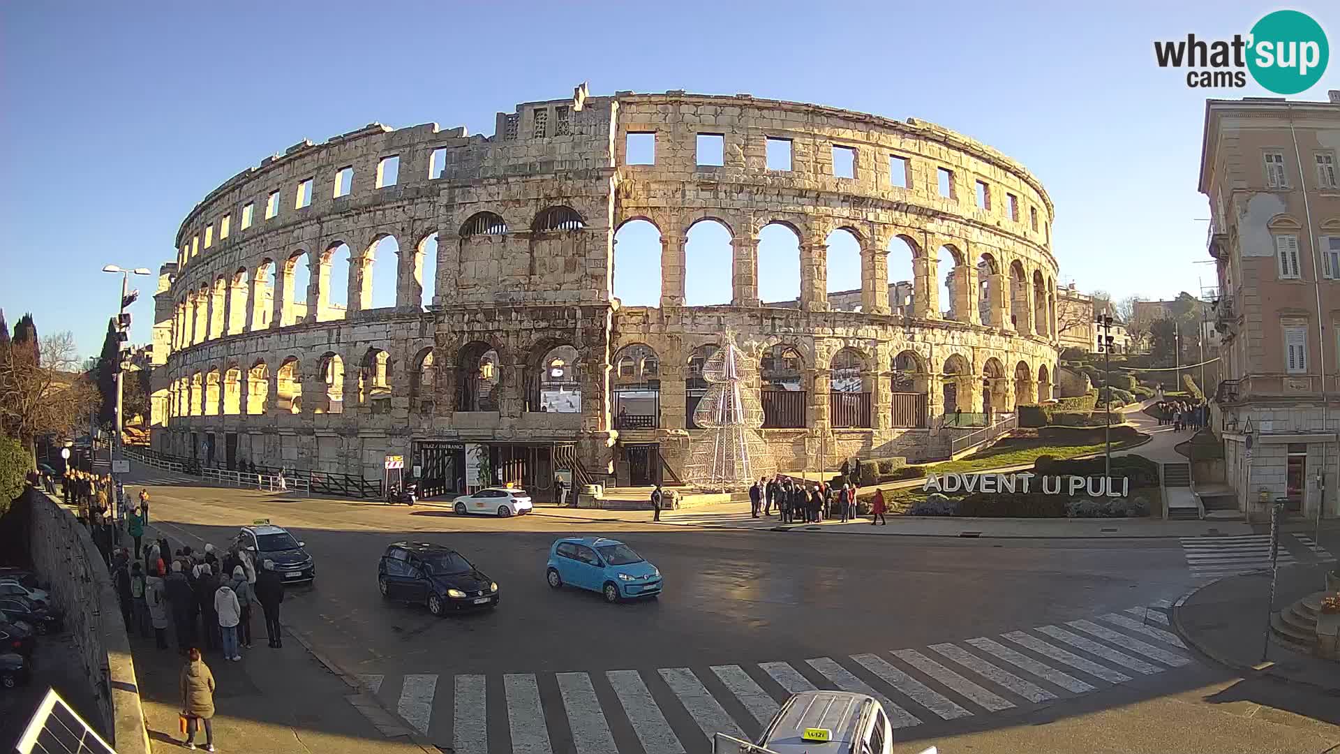 Live webcam Amphitheatre in Pula – Arena