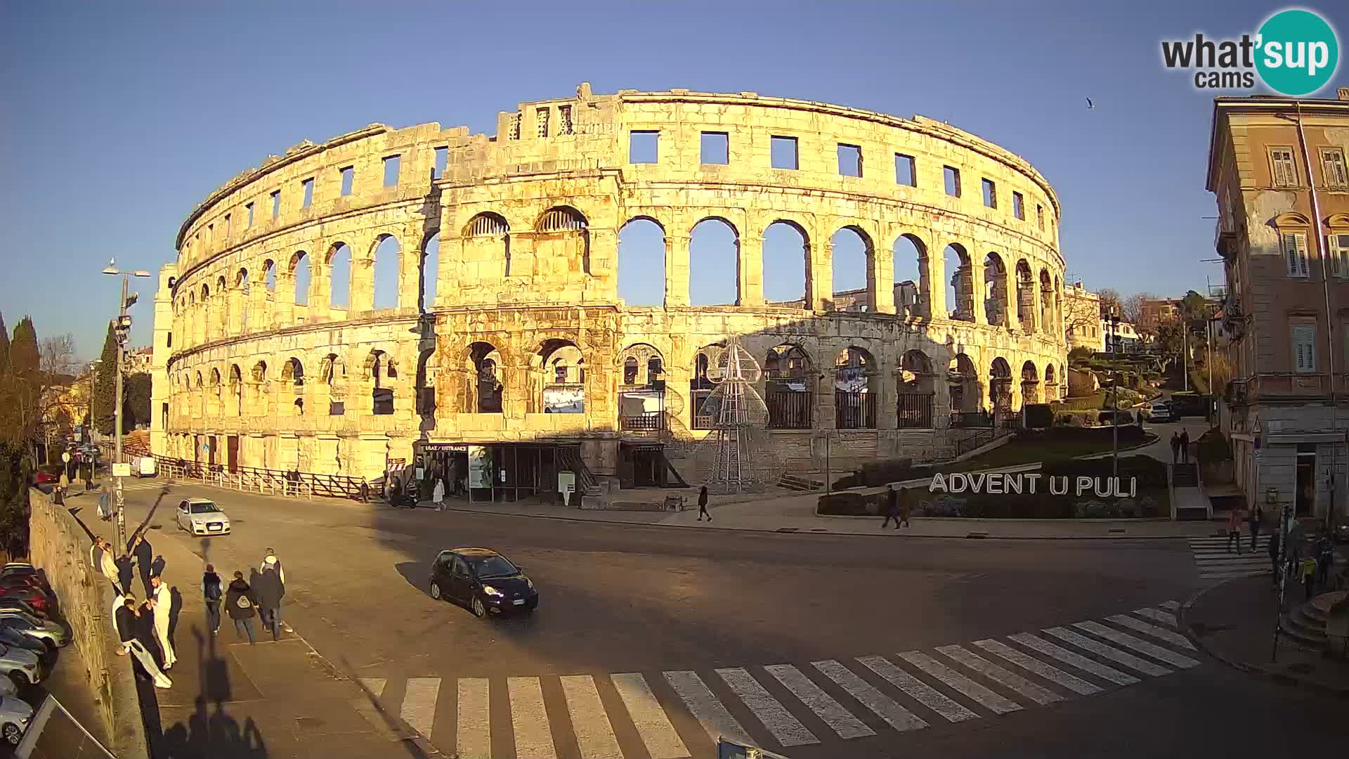 Live webcam Amphitheatre in Pula – Arena