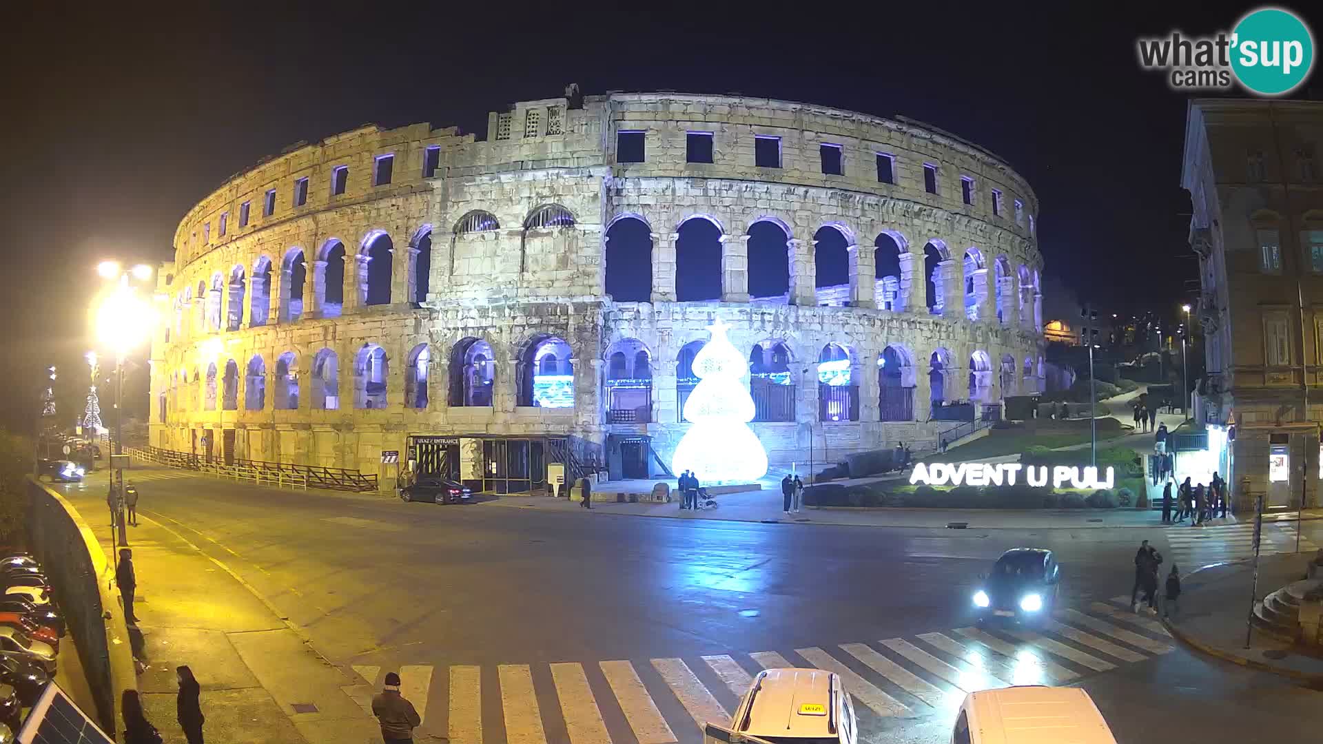 Live webcam Amphitheatre in Pula – Arena