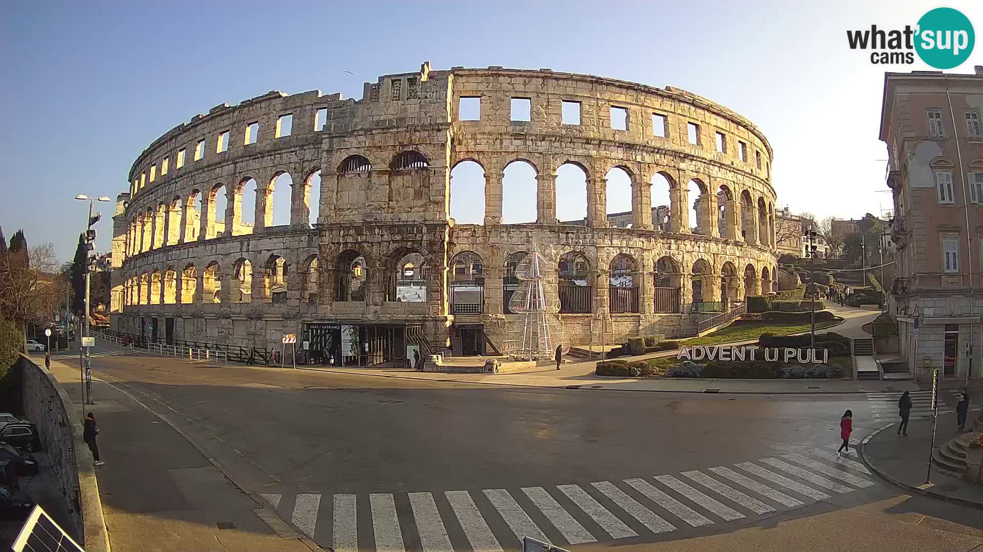 Live webcam Amphitheatre in Pula – Arena