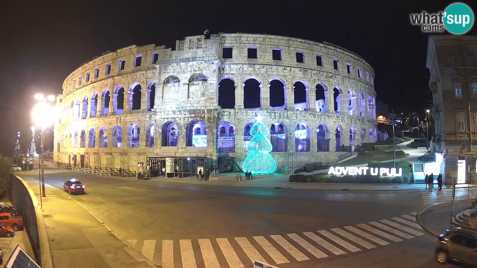 Live webcam Amphitheatre in Pula – Arena