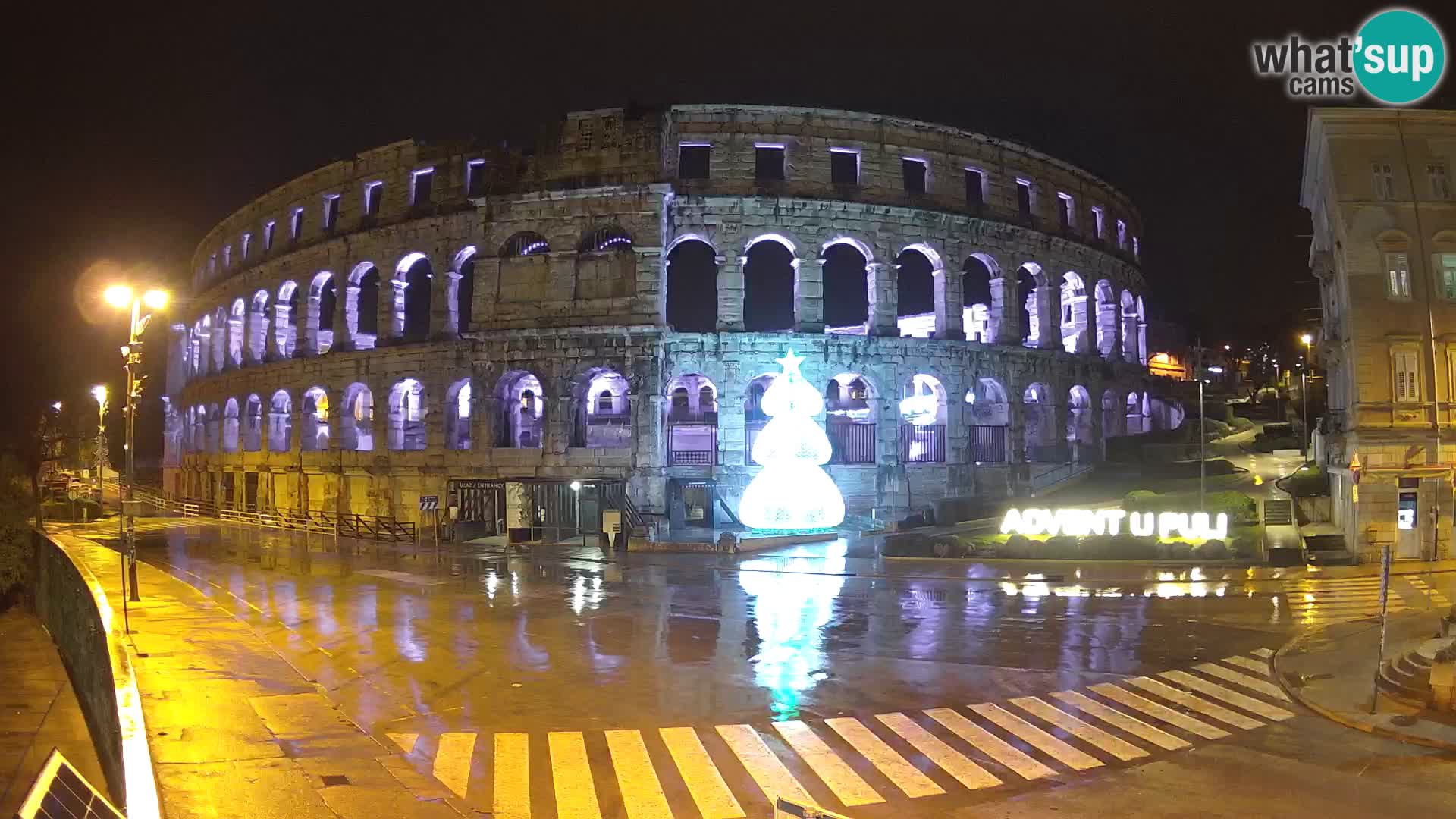 Live webcam Amphitheatre in Pula – Arena