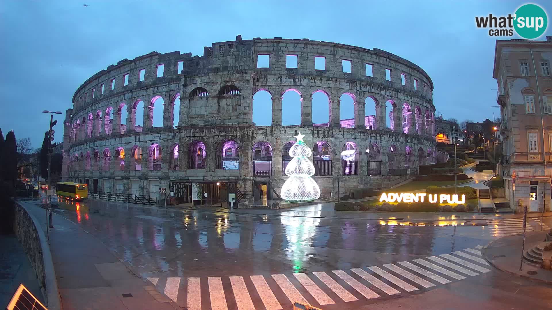 Live webcam Amphitheatre in Pula – Arena