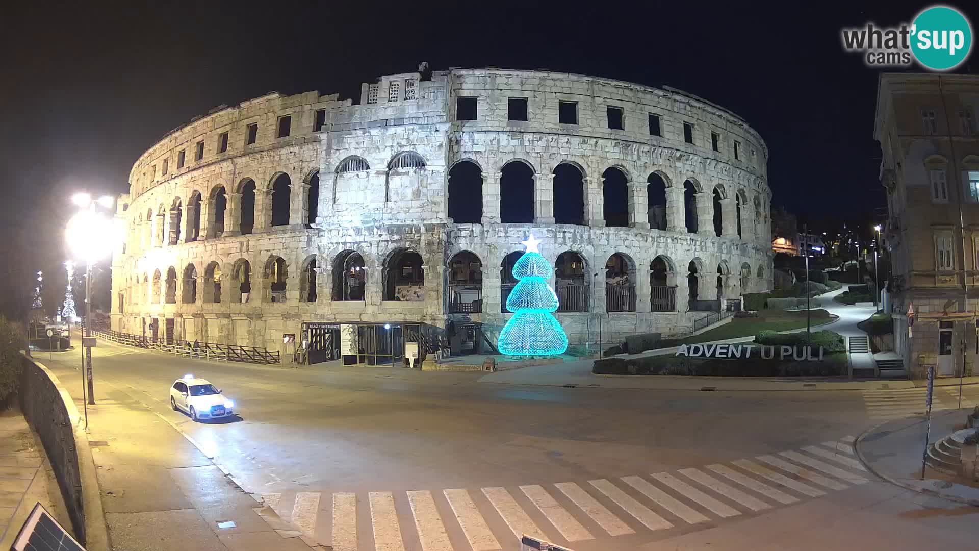 Live webcam Amphitheatre in Pula – Arena