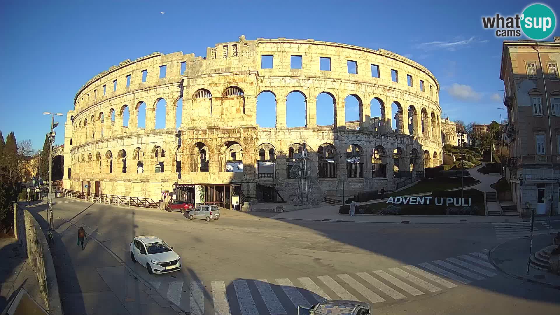 Live webcam Amphitheatre in Pula – Arena