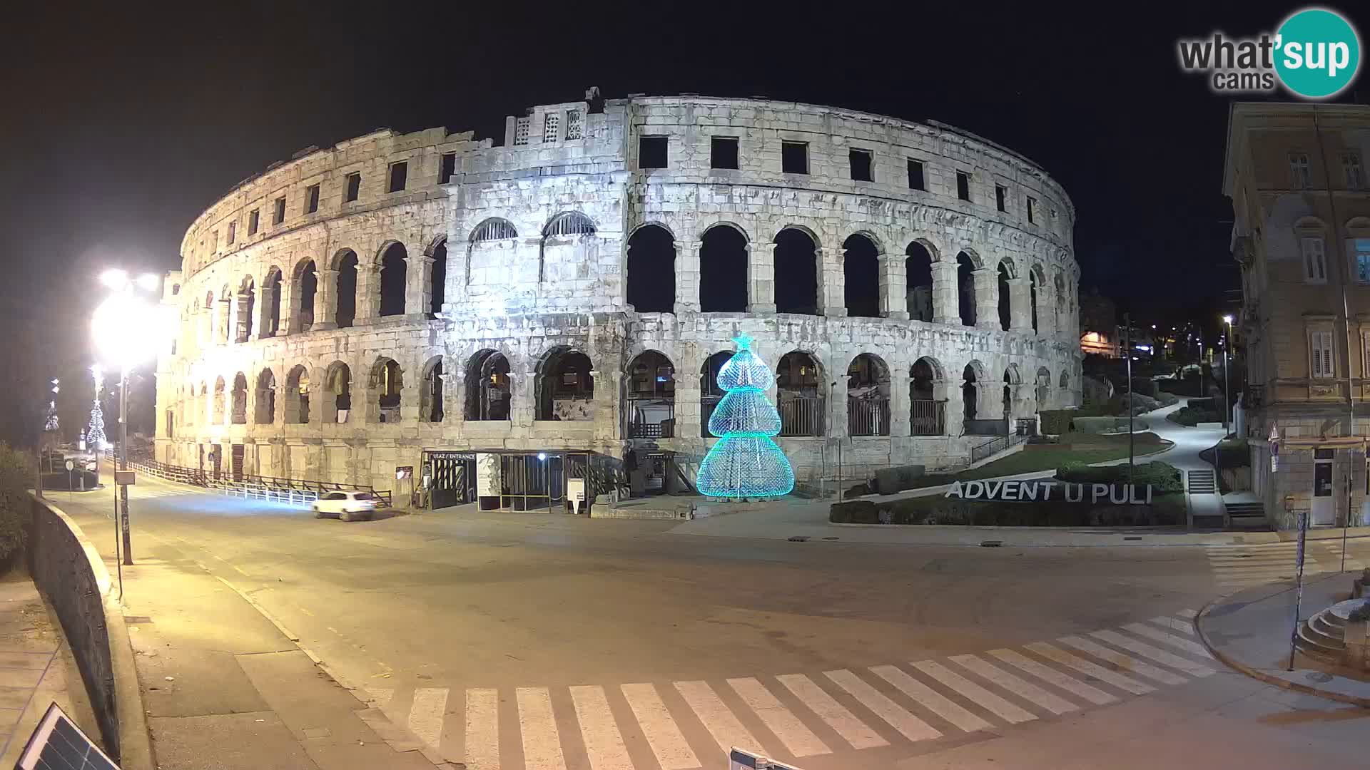 Live webcam Amphitheatre in Pula – Arena