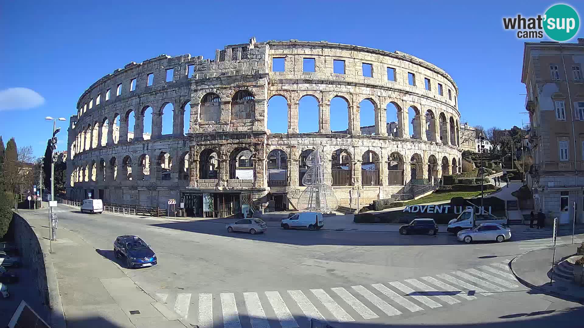 Live webcam Amphitheatre in Pula – Arena