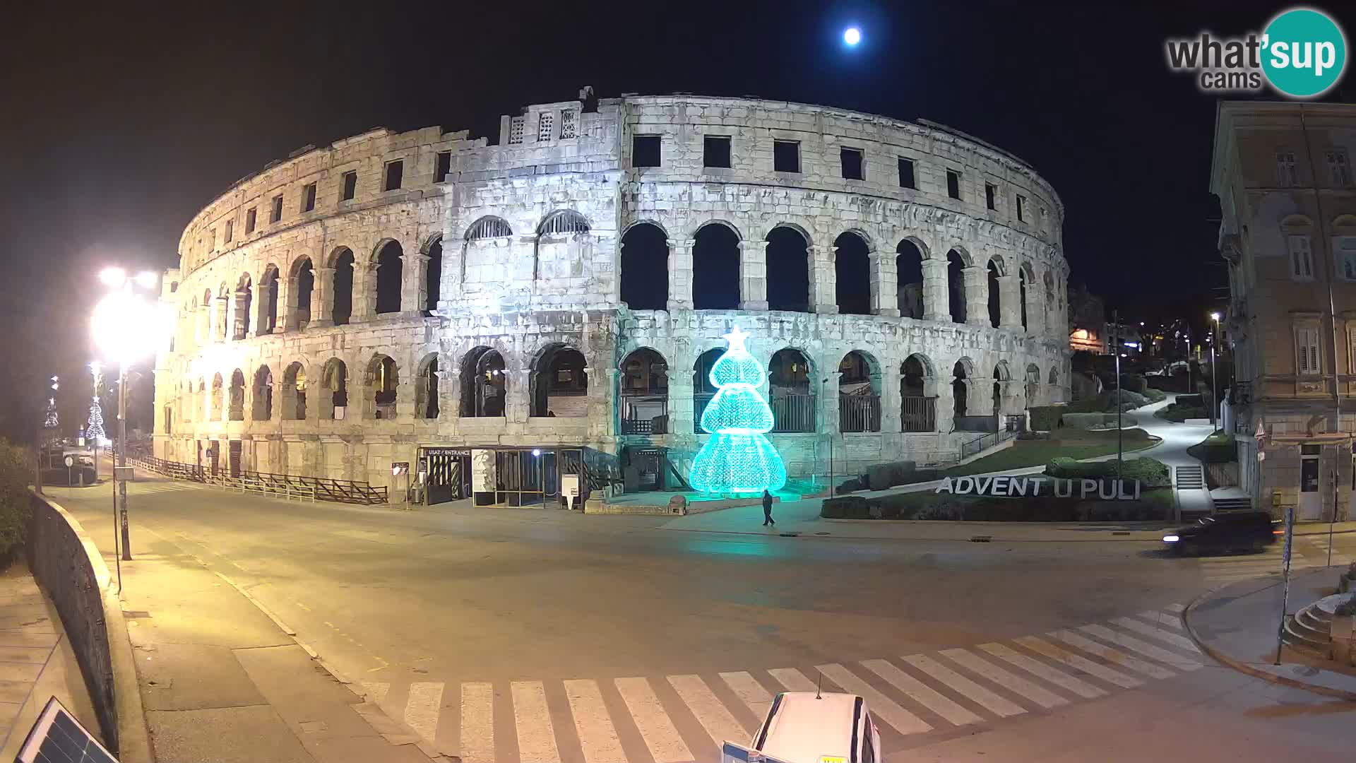 Live webcam Amphitheatre in Pula – Arena