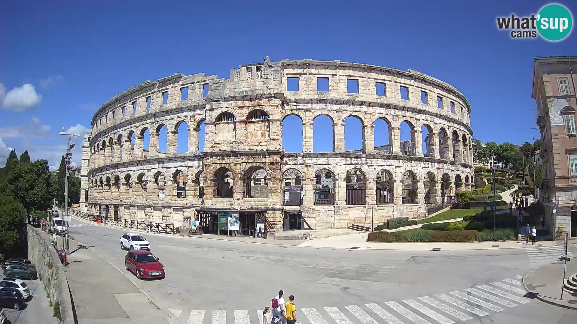 Live webcam Amphitheatre in Pula – Arena