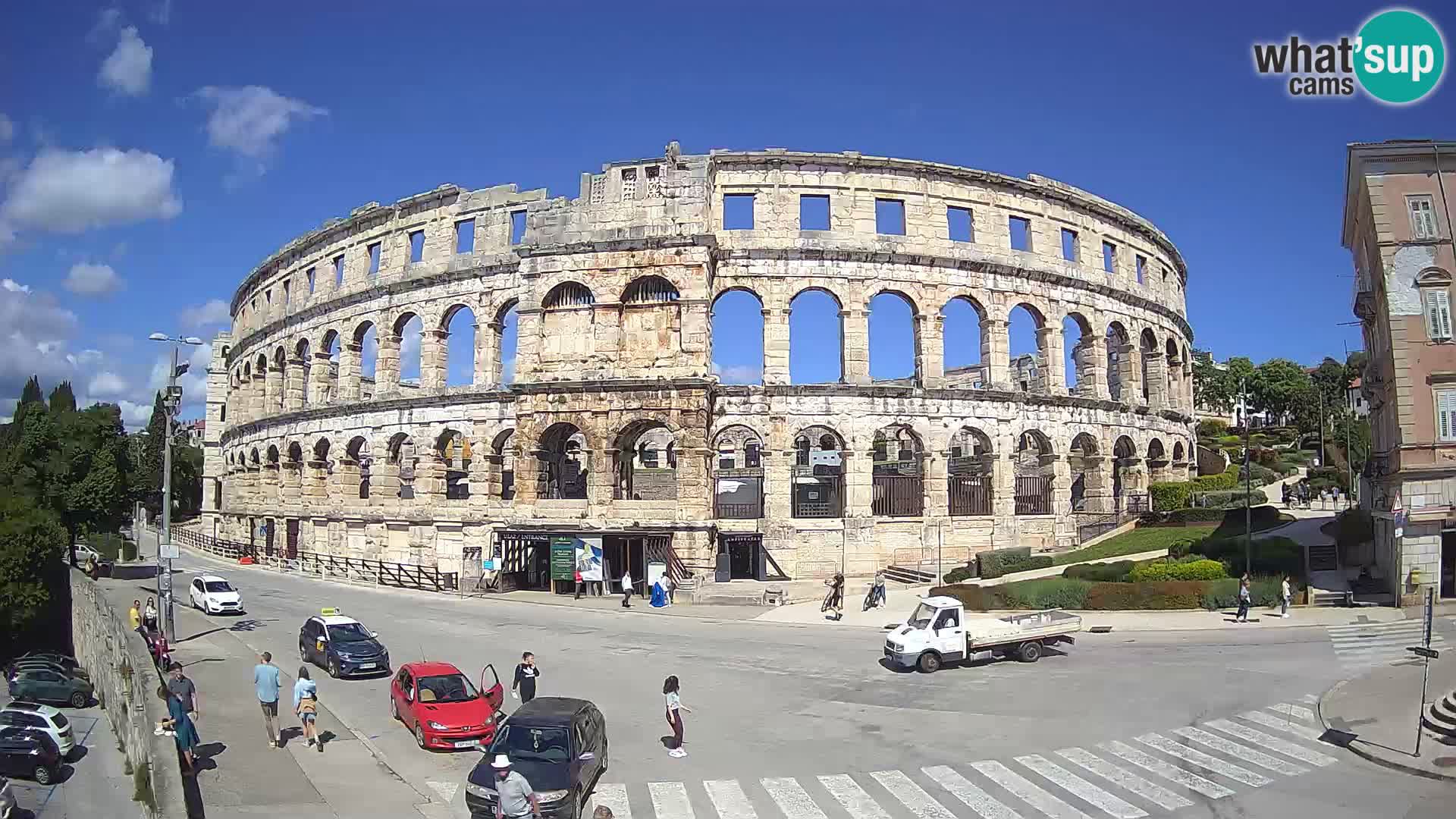Live webcam Amphitheatre in Pula – Arena