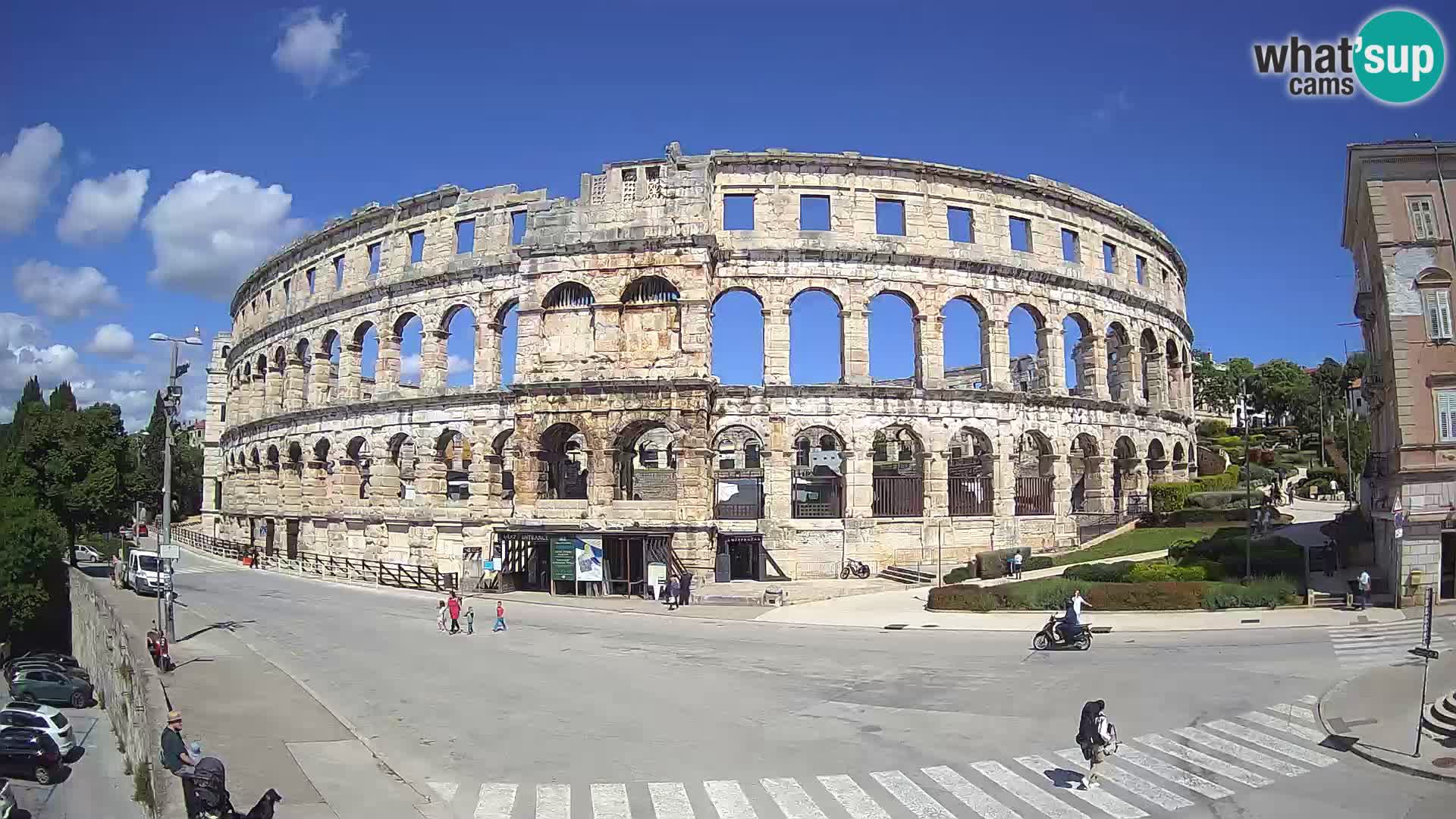 Live webcam Amphitheatre in Pula – Arena