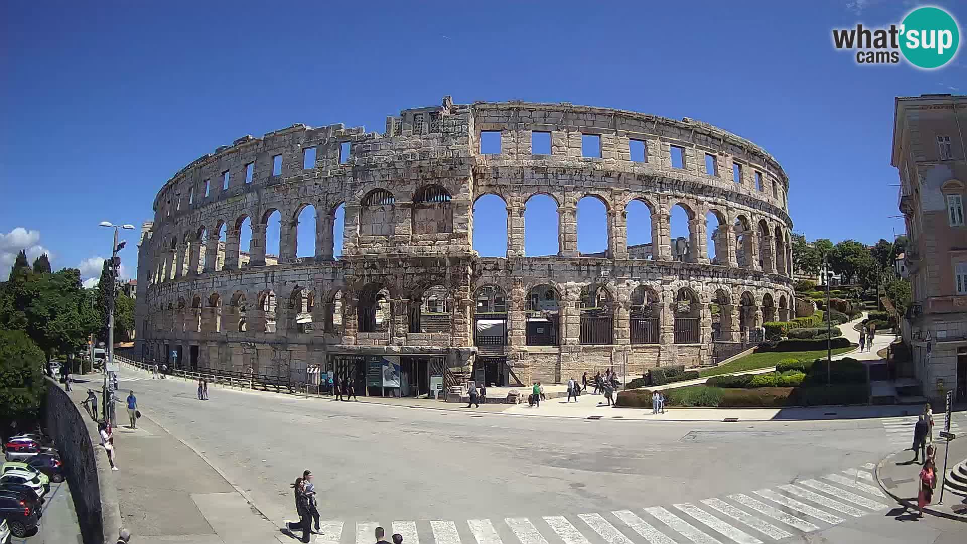 Live webcam Amphitheatre in Pula – Arena