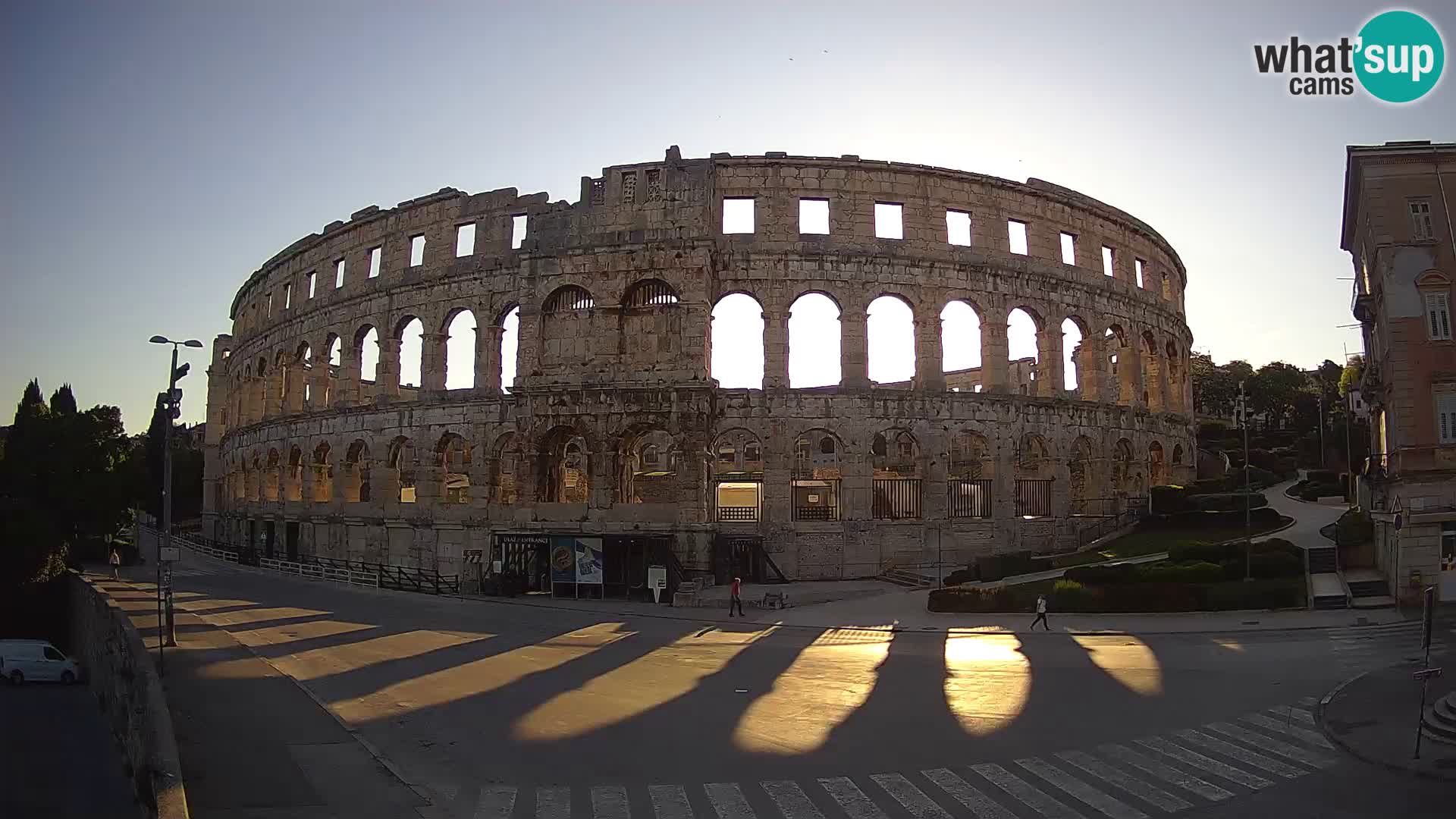 Live webcam Amphitheatre in Pula – Arena