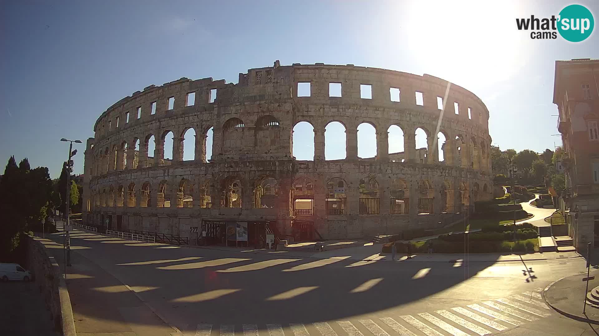 Live webcam Amphitheatre in Pula – Arena