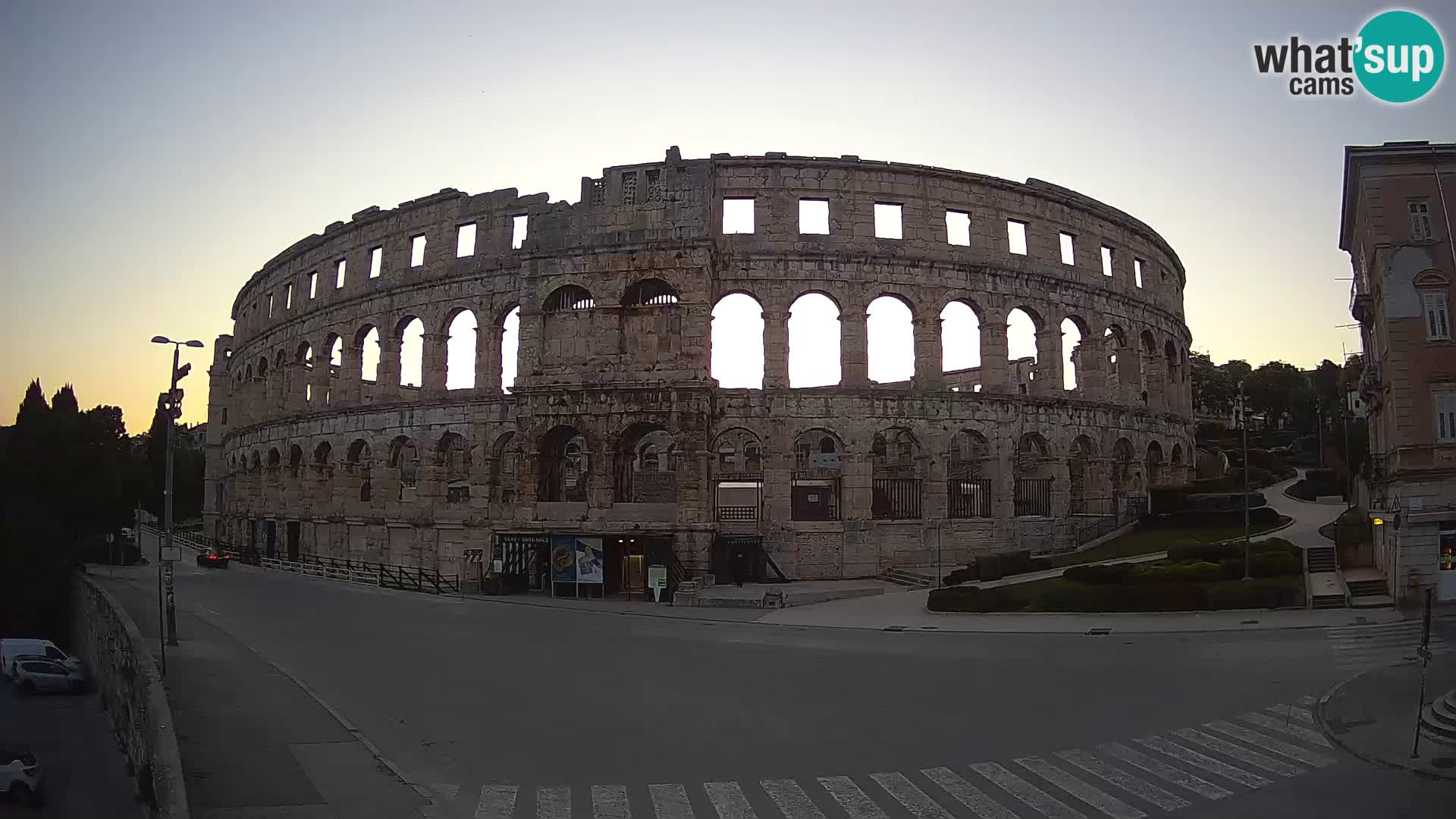 Live webcam Amphitheatre in Pula – Arena