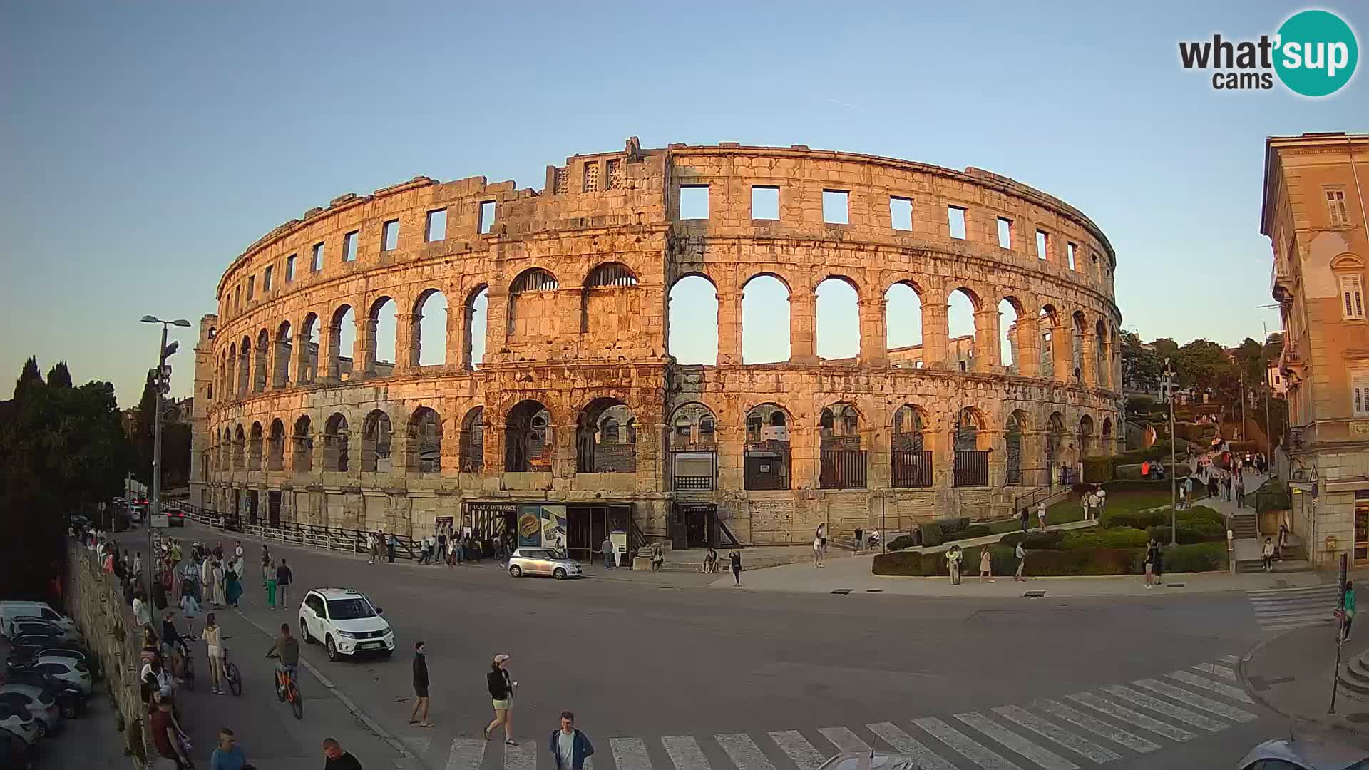 Live webcam Amphitheatre in Pula – Arena