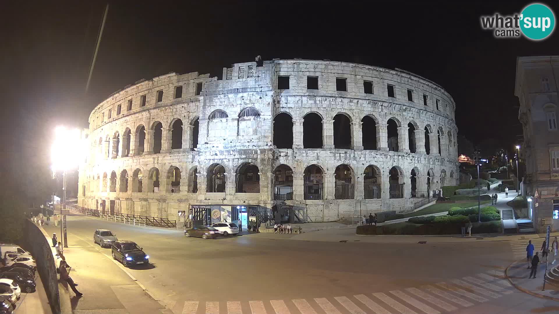 Live webcam Amphitheatre in Pula – Arena