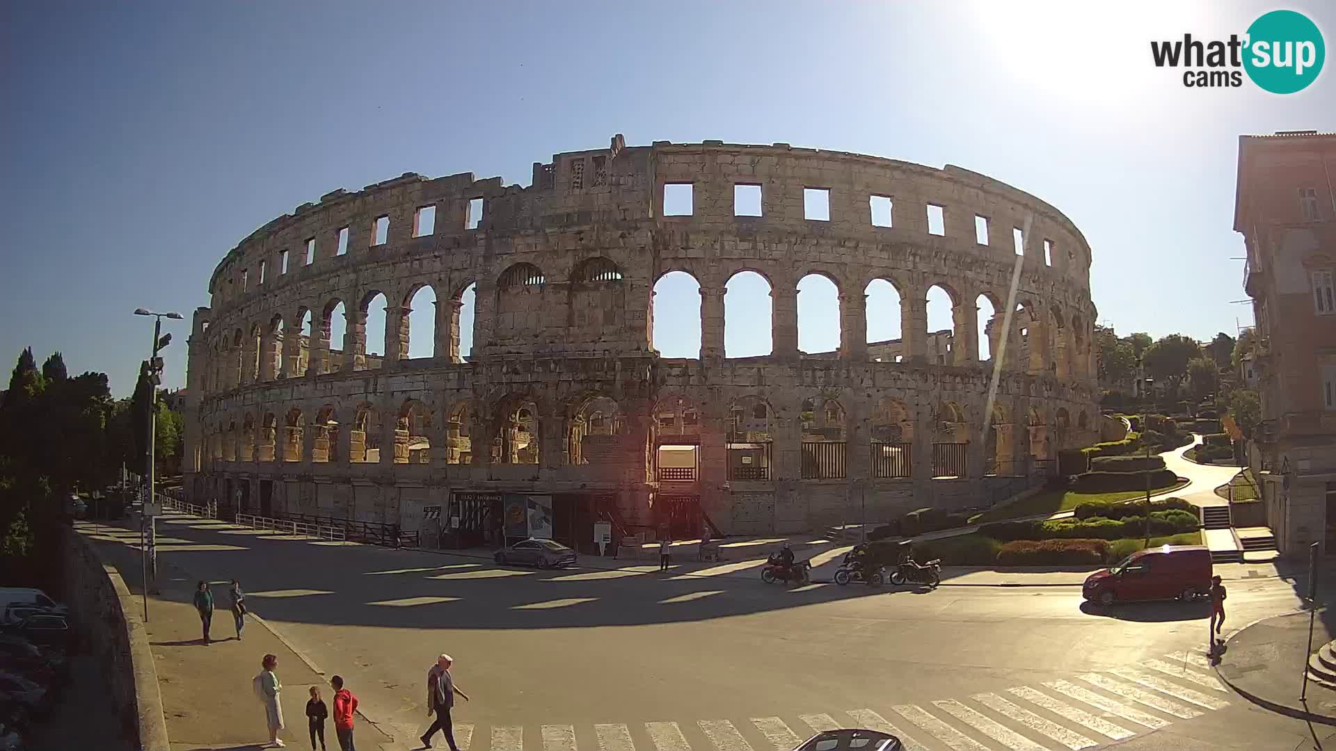 Live webcam Amphitheatre in Pula – Arena