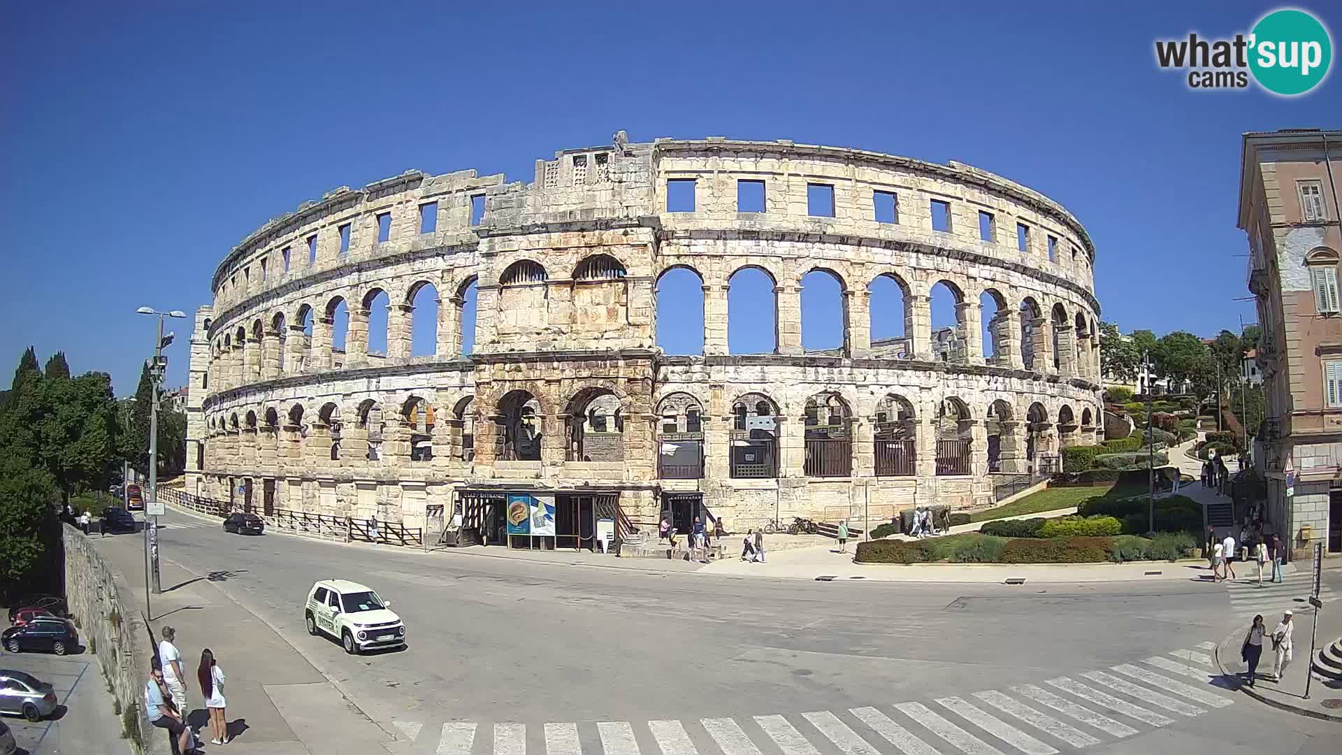 Live webcam Amphitheatre in Pula – Arena