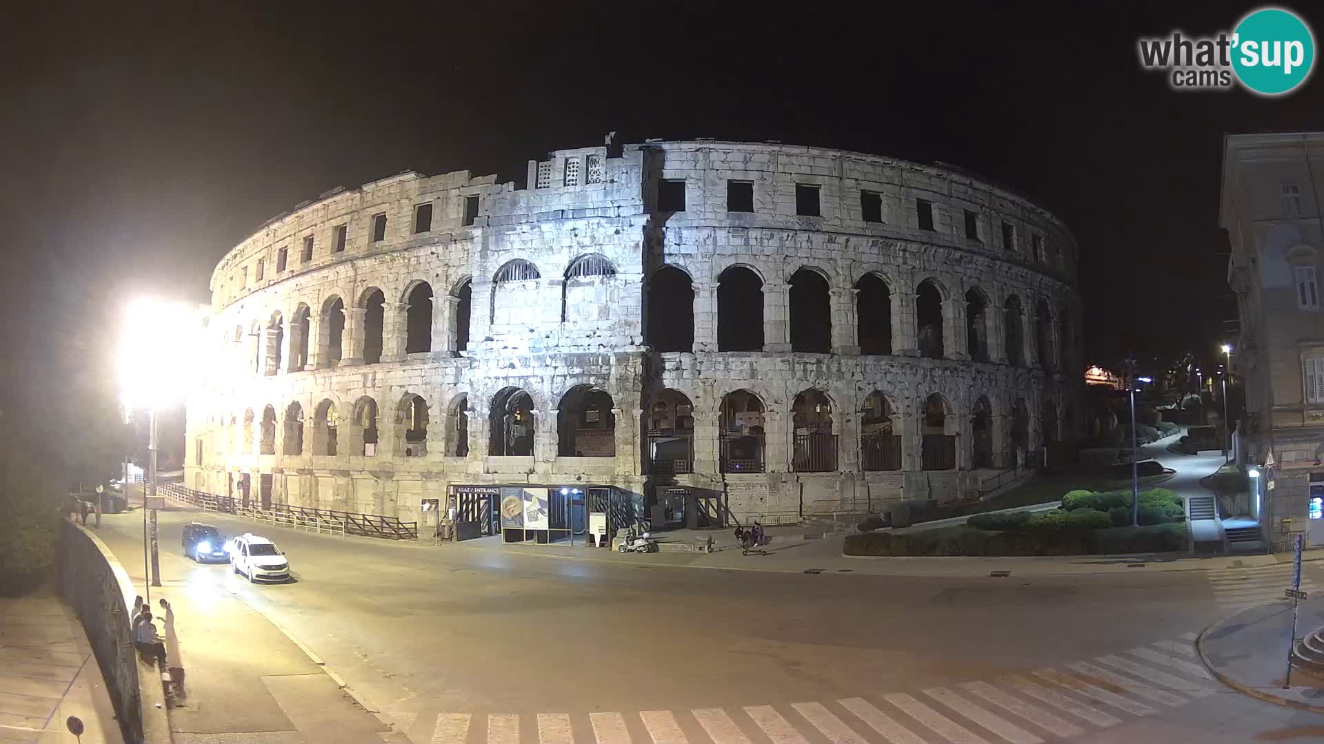 Live webcam Amphitheatre in Pula – Arena