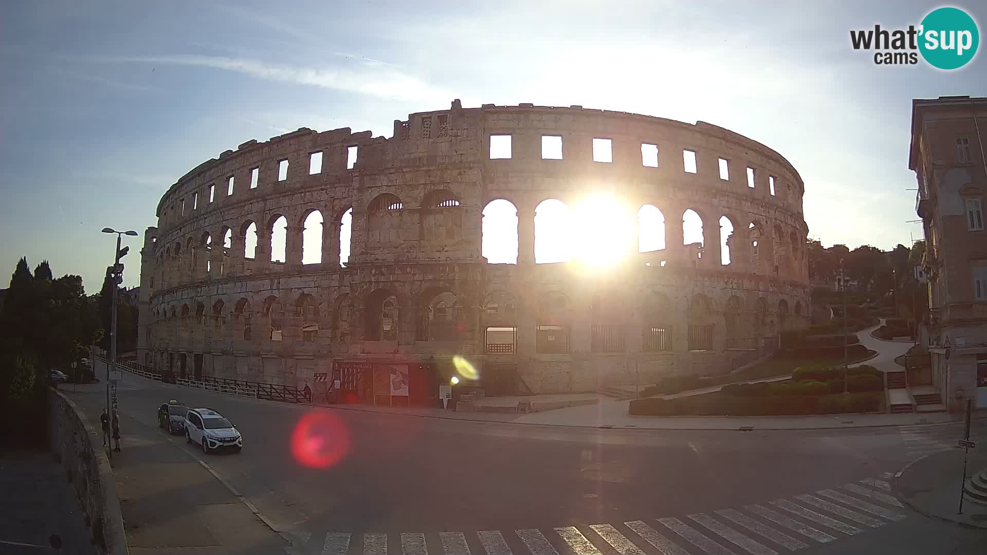 Live webcam Amphitheatre in Pula – Arena