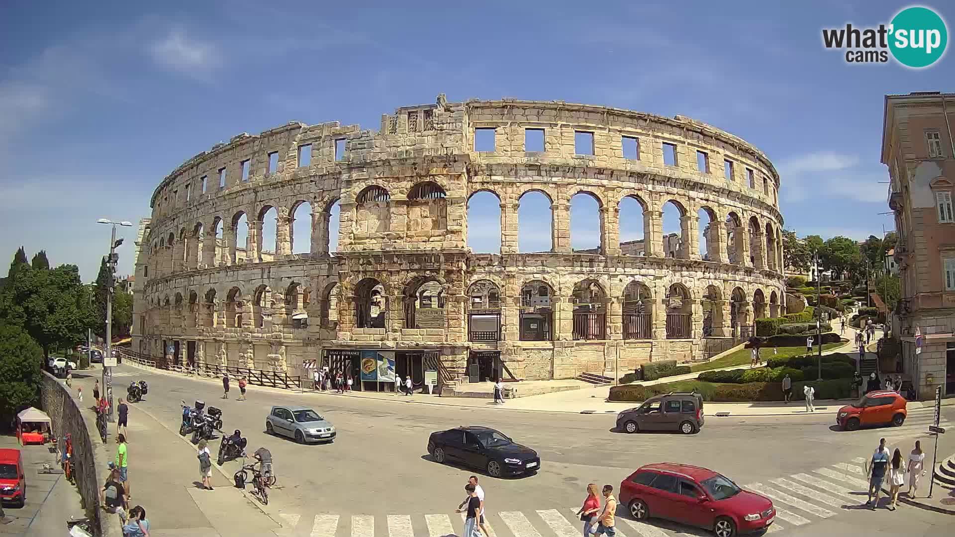 Live webcam Amphitheatre in Pula – Arena