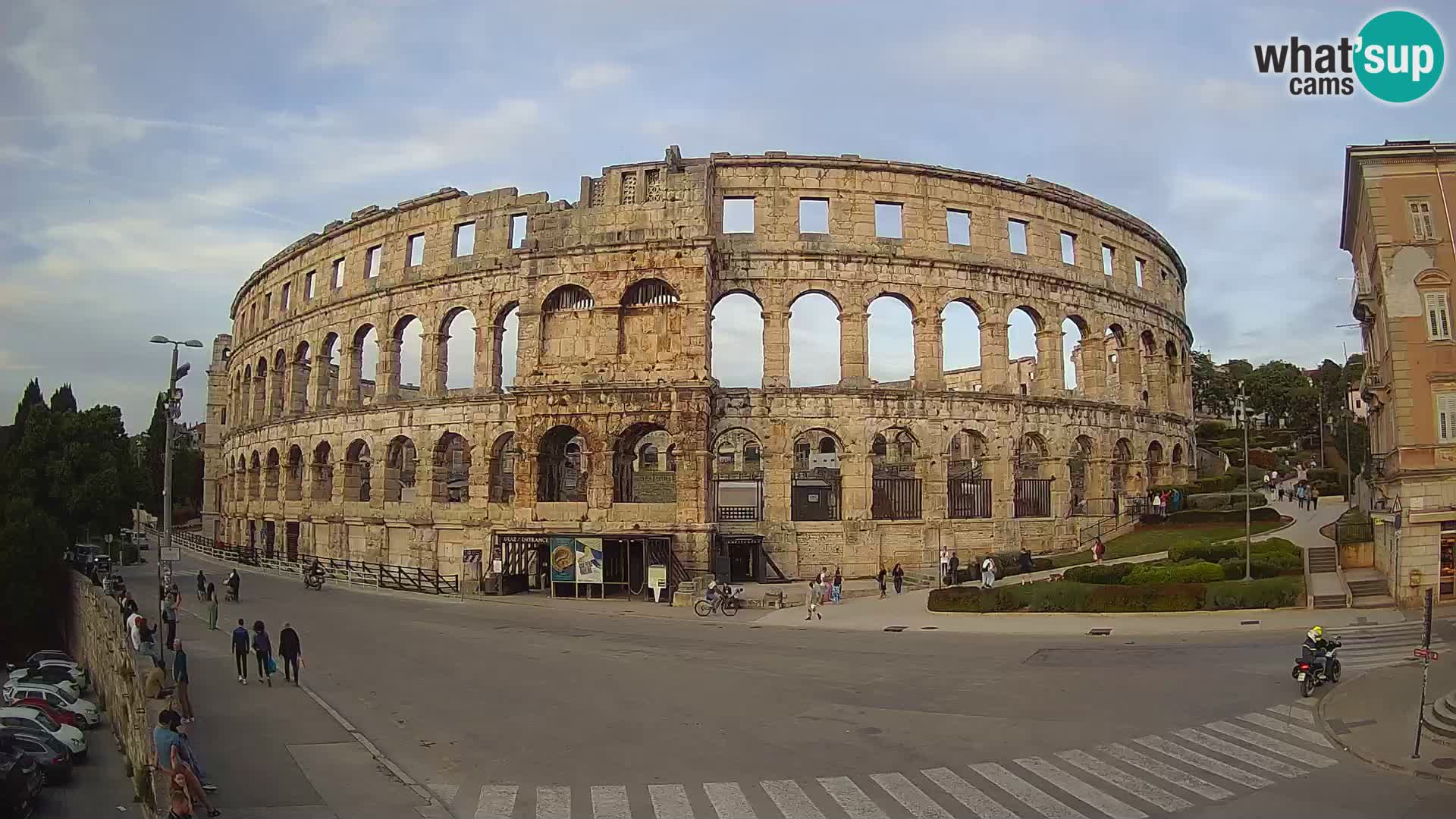 Live webcam Amphitheatre in Pula – Arena