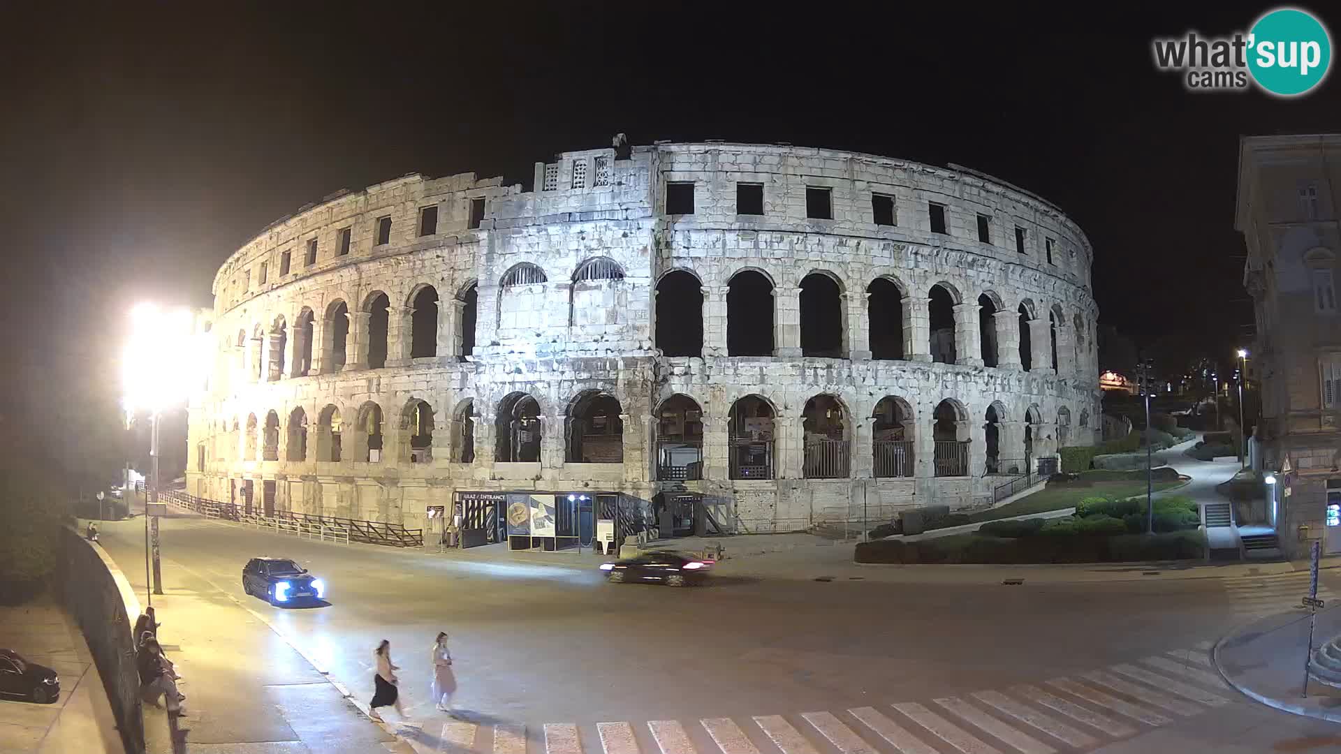 Live webcam Amphitheatre in Pula – Arena