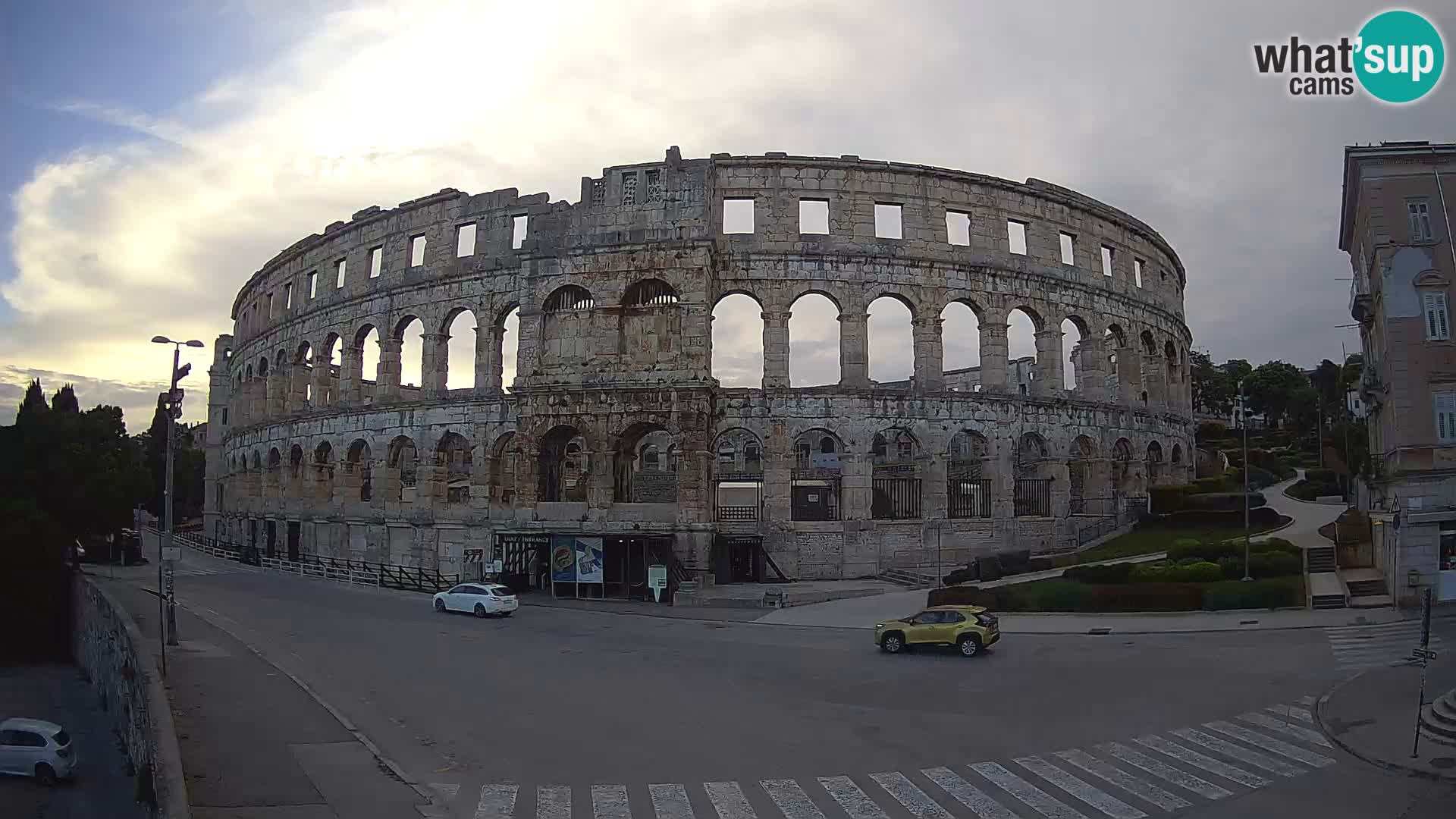 Live webcam Amphitheatre in Pula – Arena