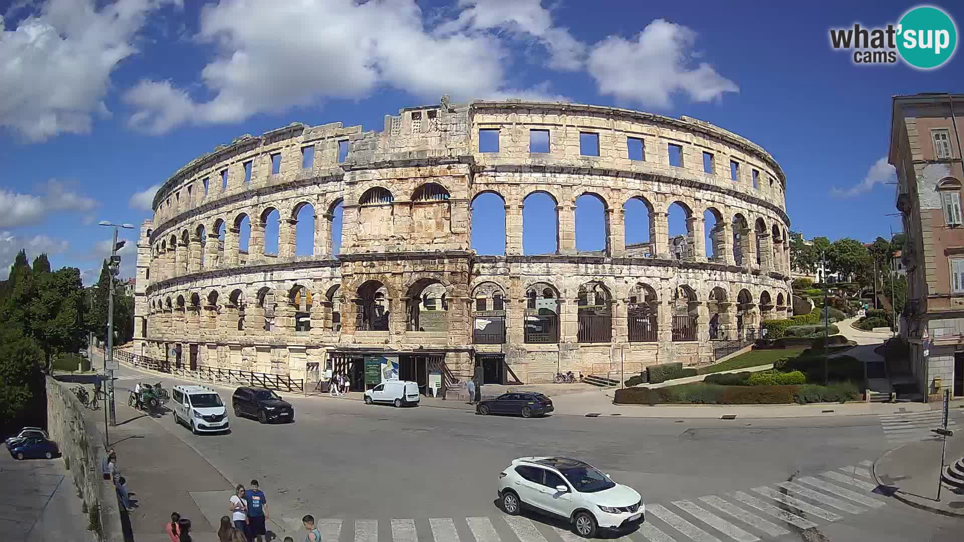Live webcam Amphitheatre in Pula – Arena