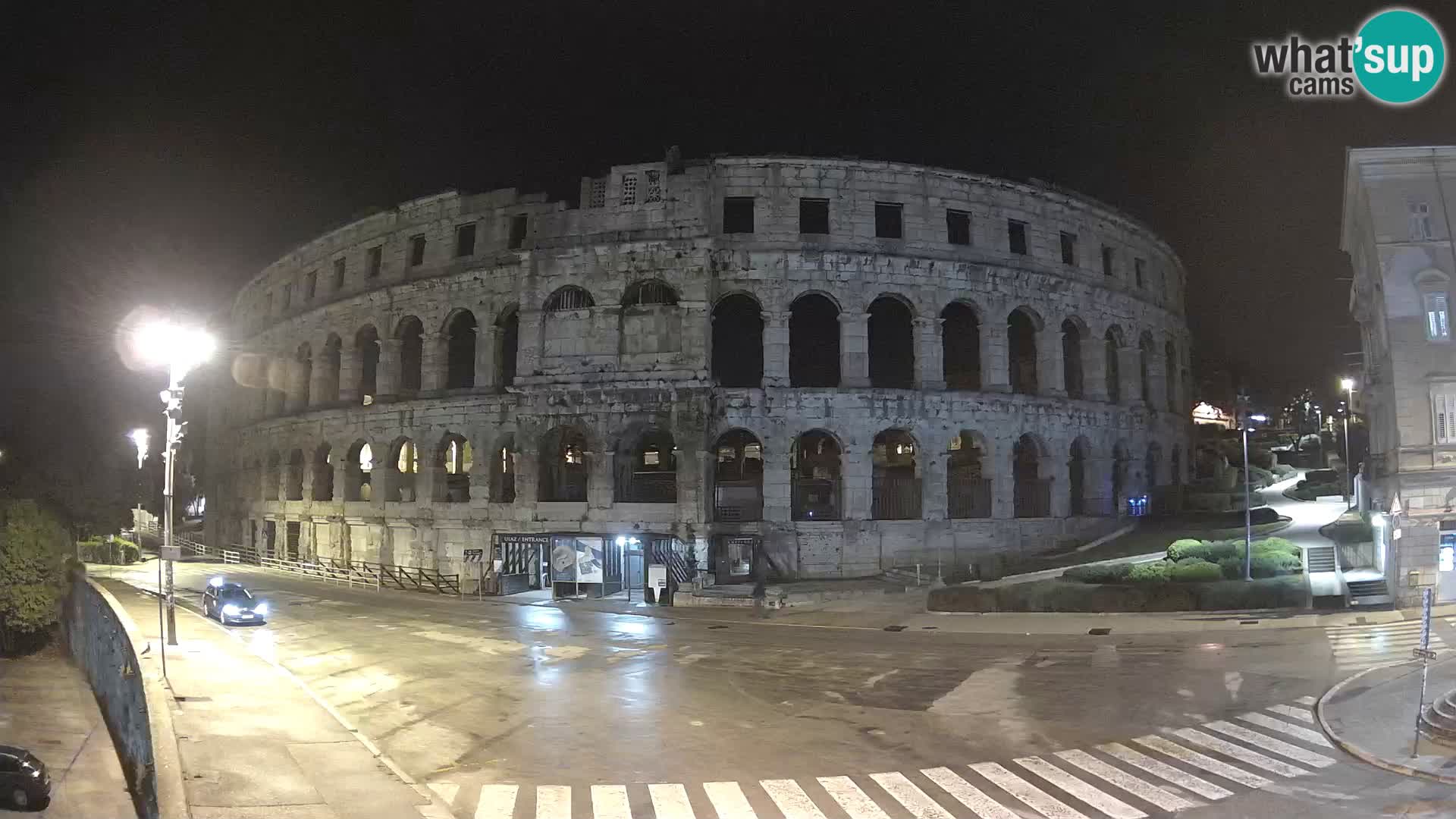 Live webcam Amphitheatre in Pula – Arena