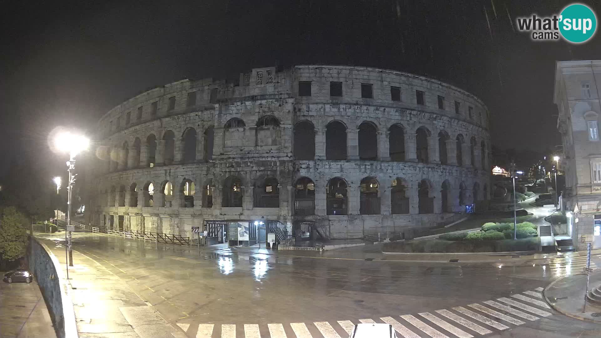 Live webcam Amphitheatre in Pula – Arena
