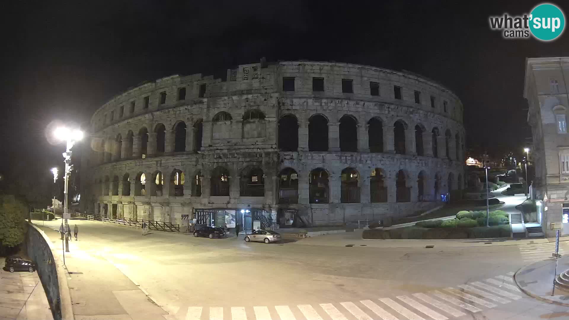 Live webcam Amphitheatre in Pula – Arena