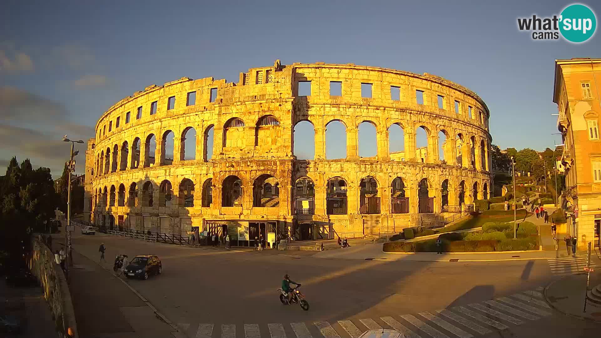 Live webcam Amphitheatre in Pula – Arena