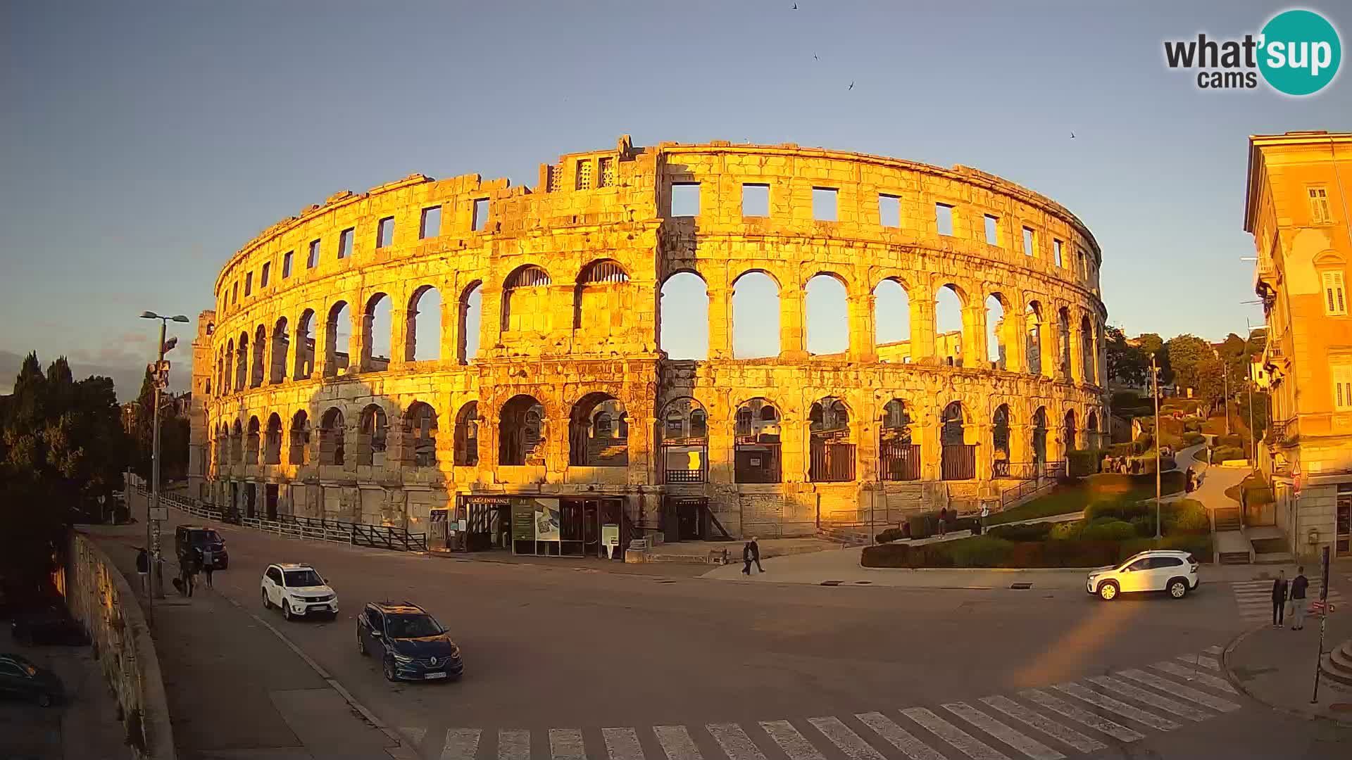 Live webcam Amphitheatre in Pula – Arena