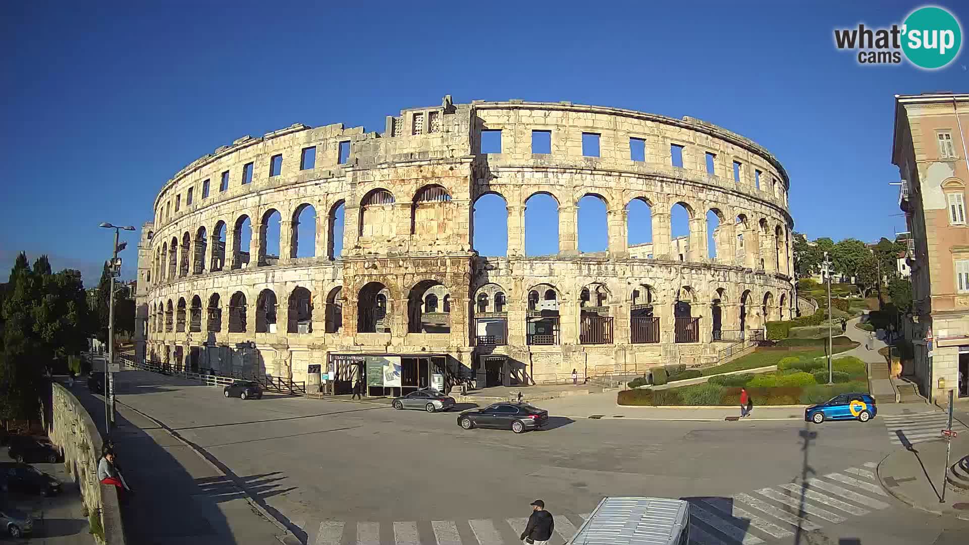 Live webcam Amphitheatre in Pula – Arena