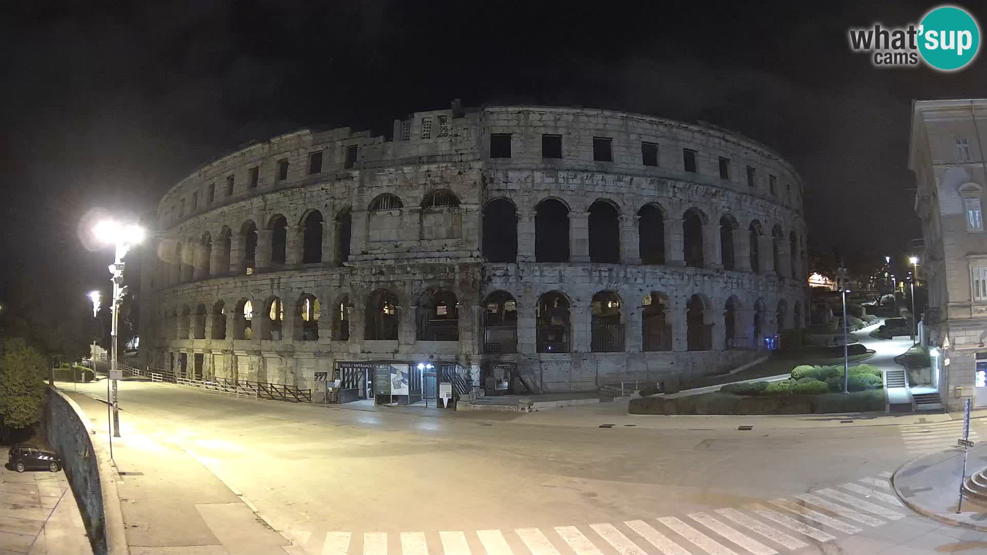 Live webcam Amphitheatre in Pula – Arena