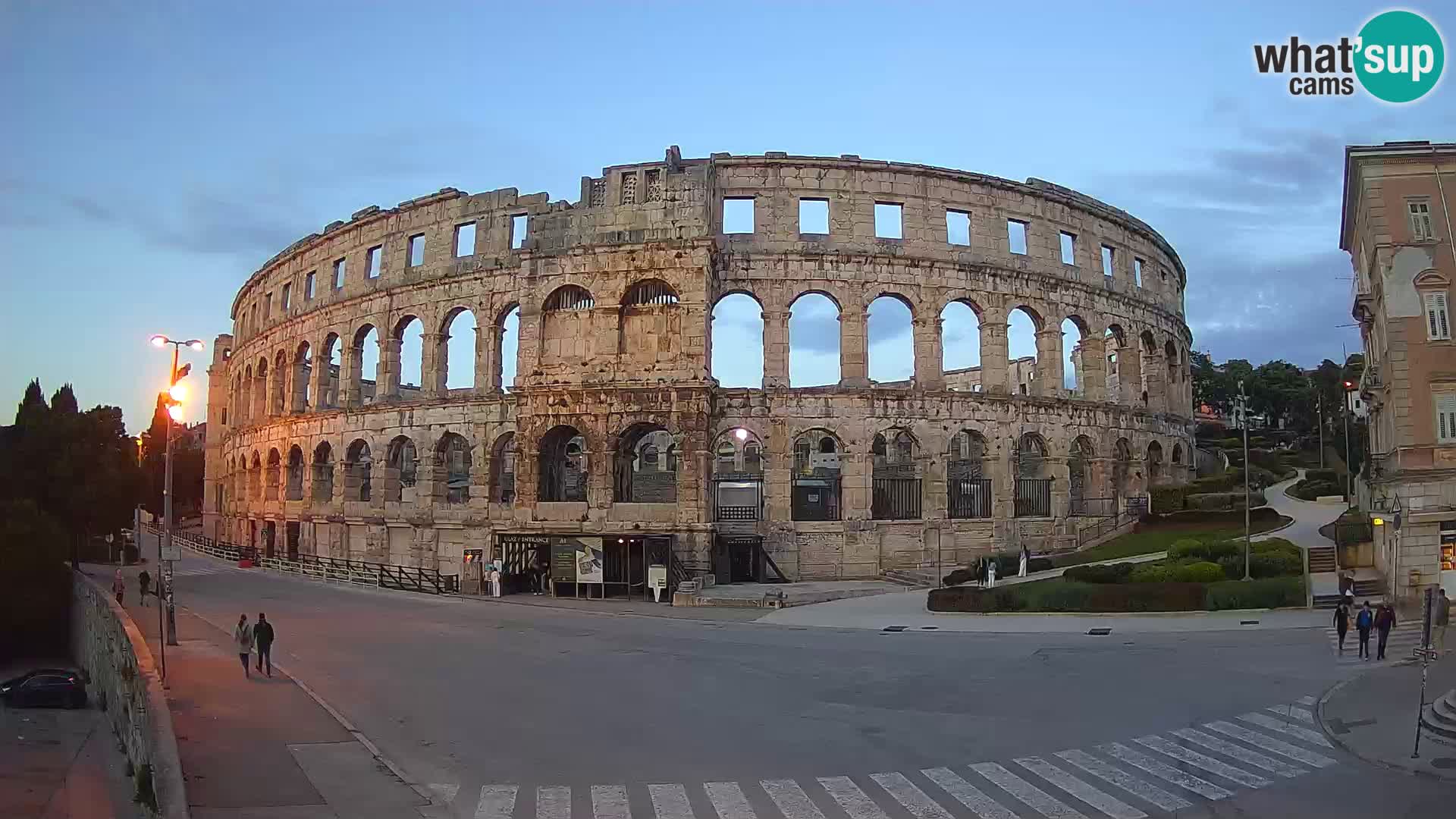 Live webcam Amphitheatre in Pula – Arena