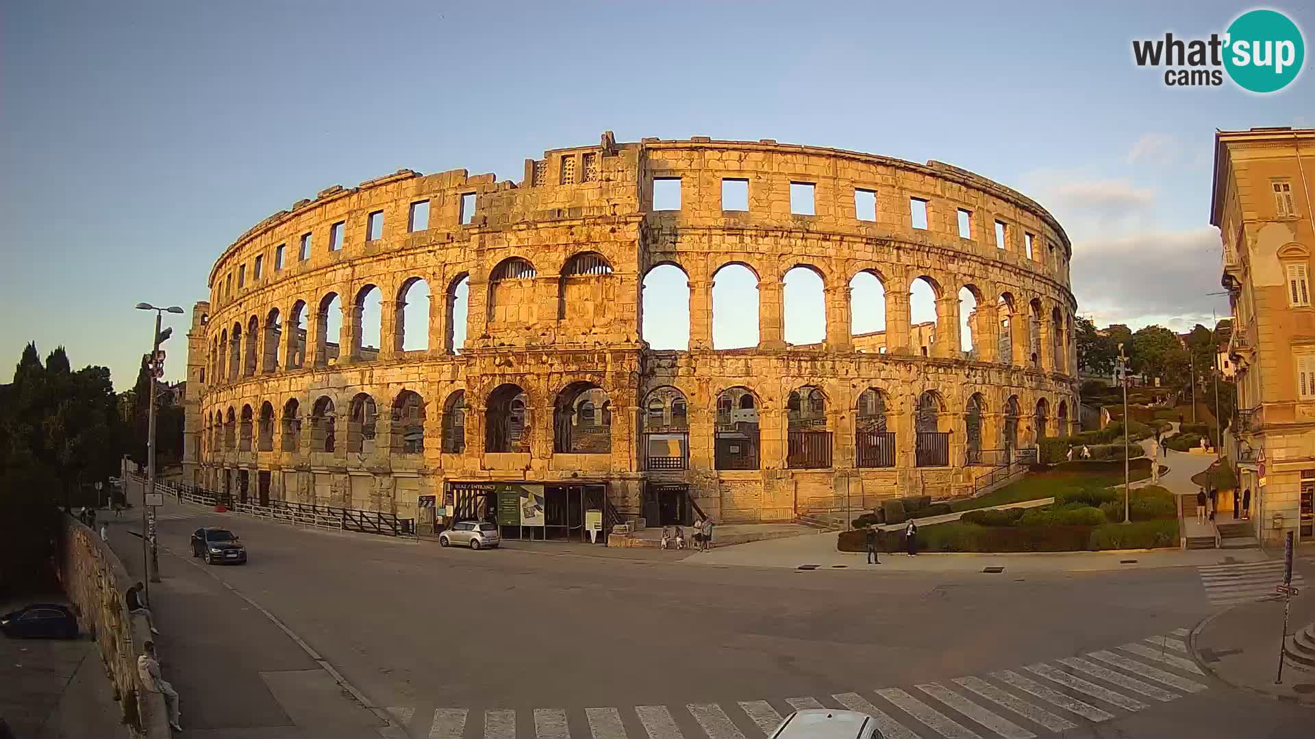 Live webcam Amphitheatre in Pula – Arena