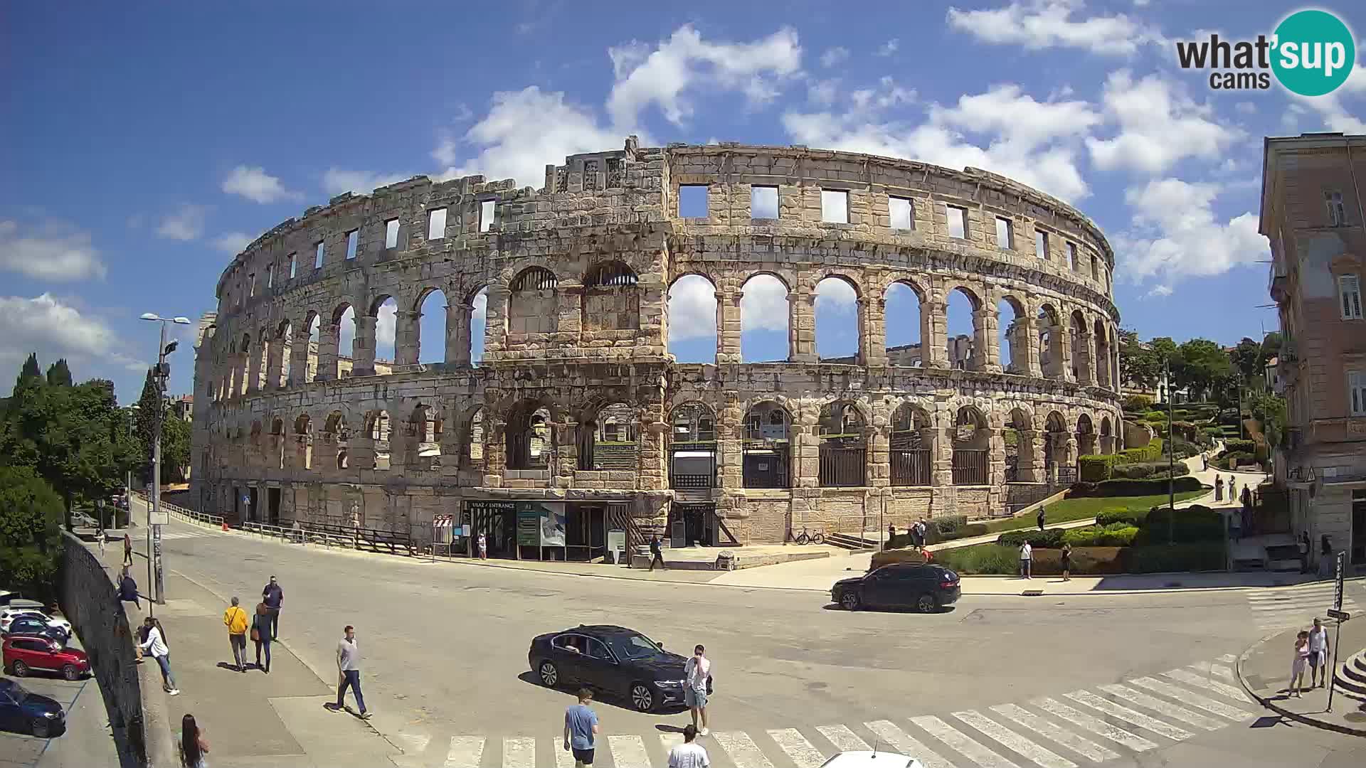 Live webcam Amphitheatre in Pula – Arena