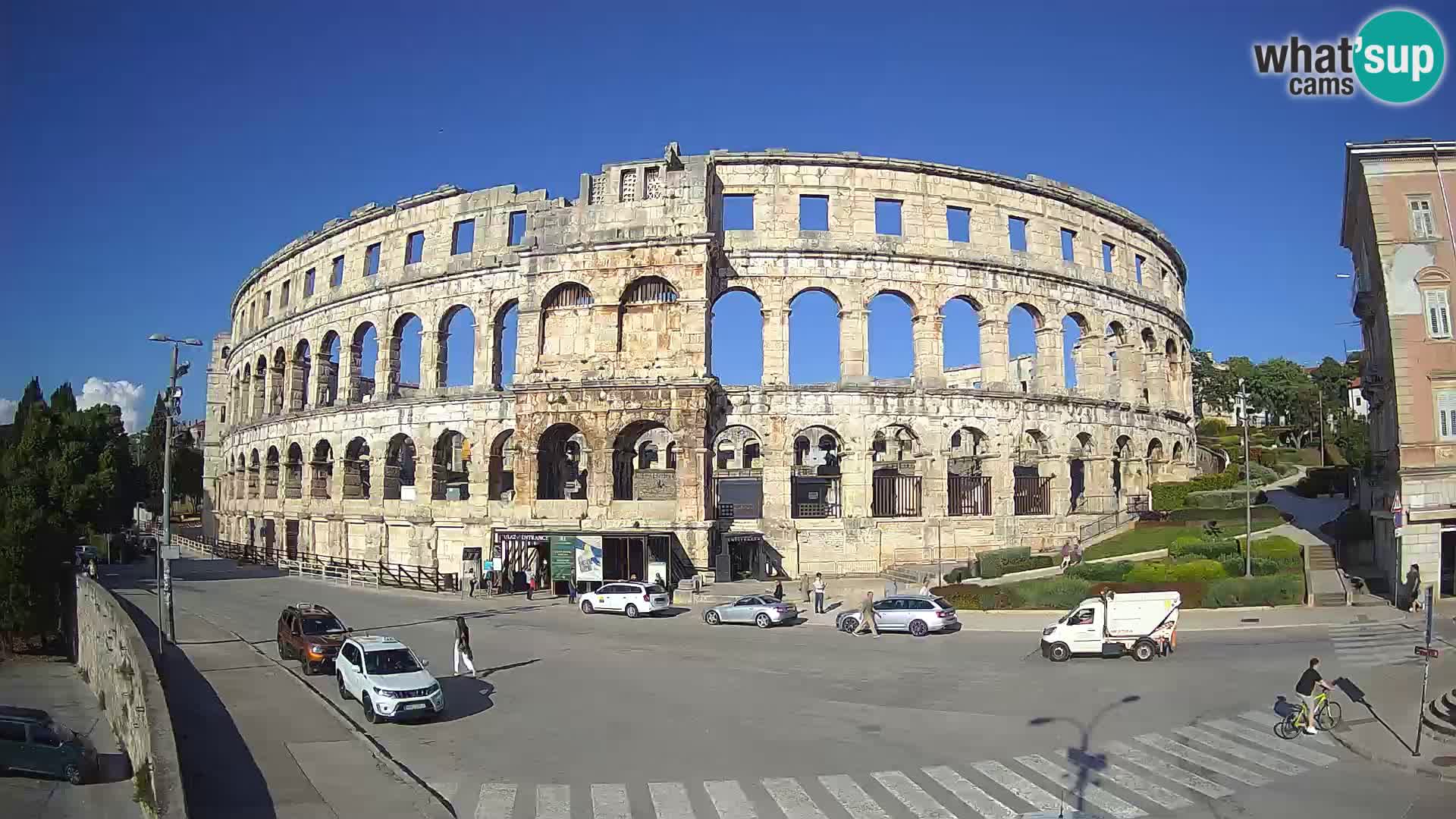 Live webcam Amphitheatre in Pula – Arena