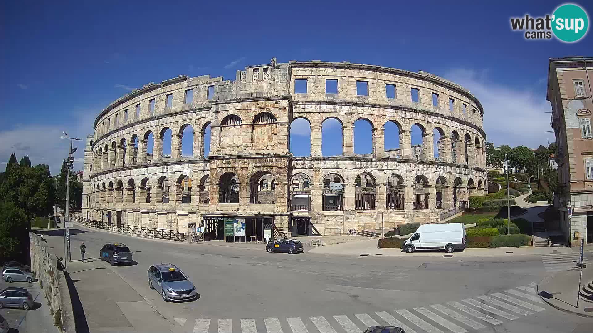 Live webcam Amphitheatre in Pula – Arena
