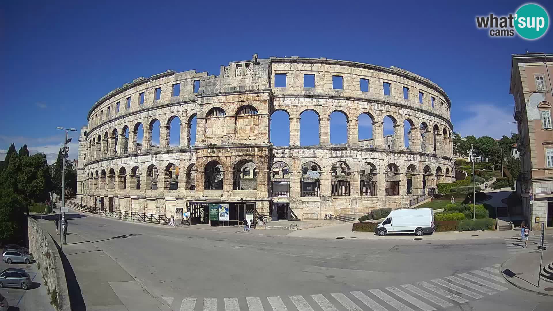 Live webcam Amphitheatre in Pula – Arena