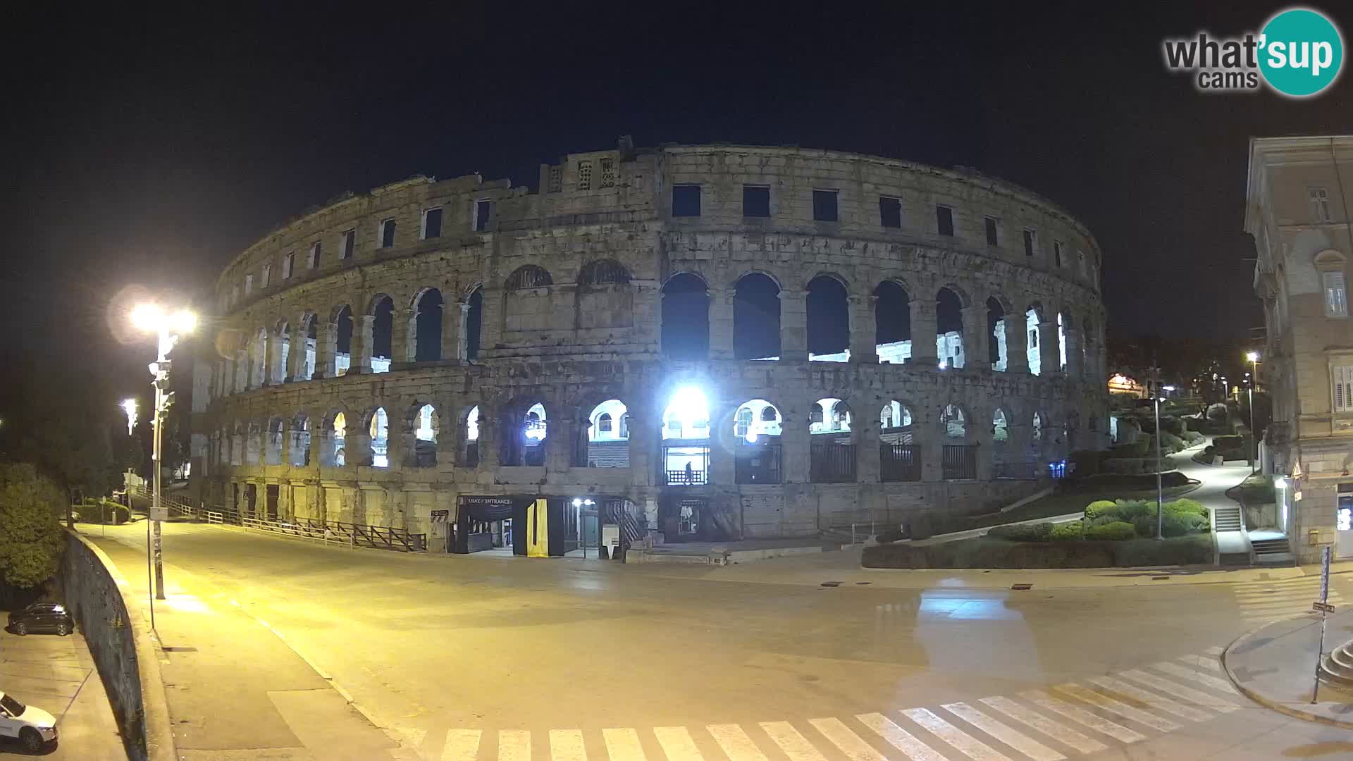 Live webcam Amphitheatre in Pula – Arena