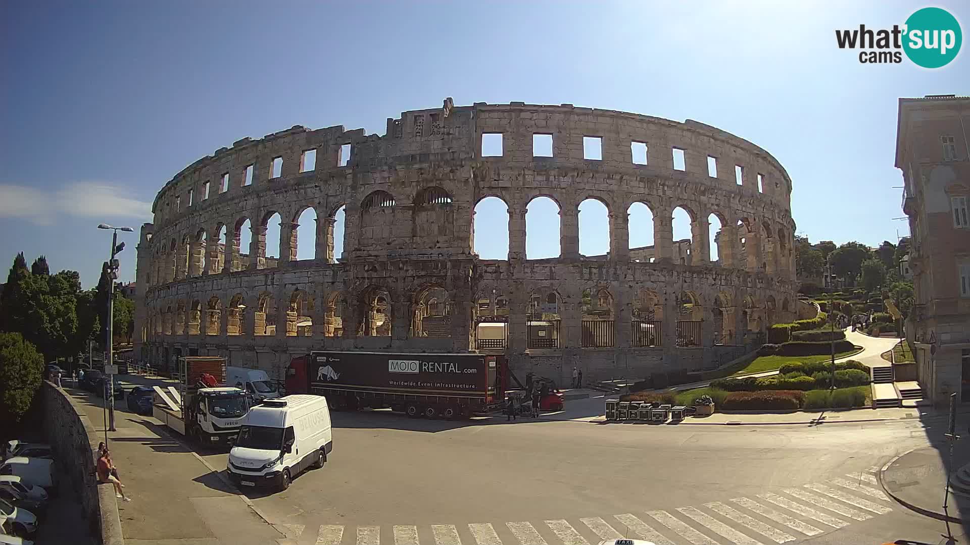 Live webcam Amphitheatre in Pula – Arena
