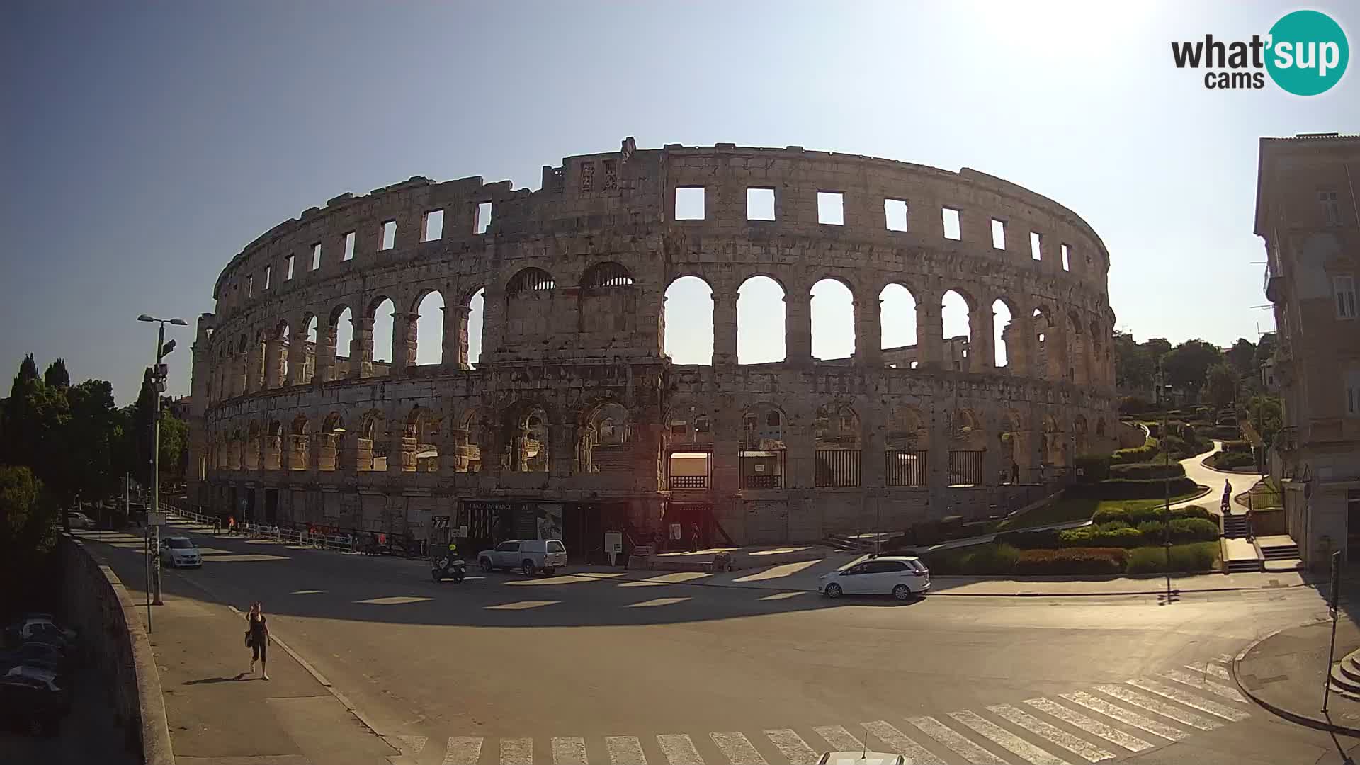 Live webcam Amphitheatre in Pula – Arena