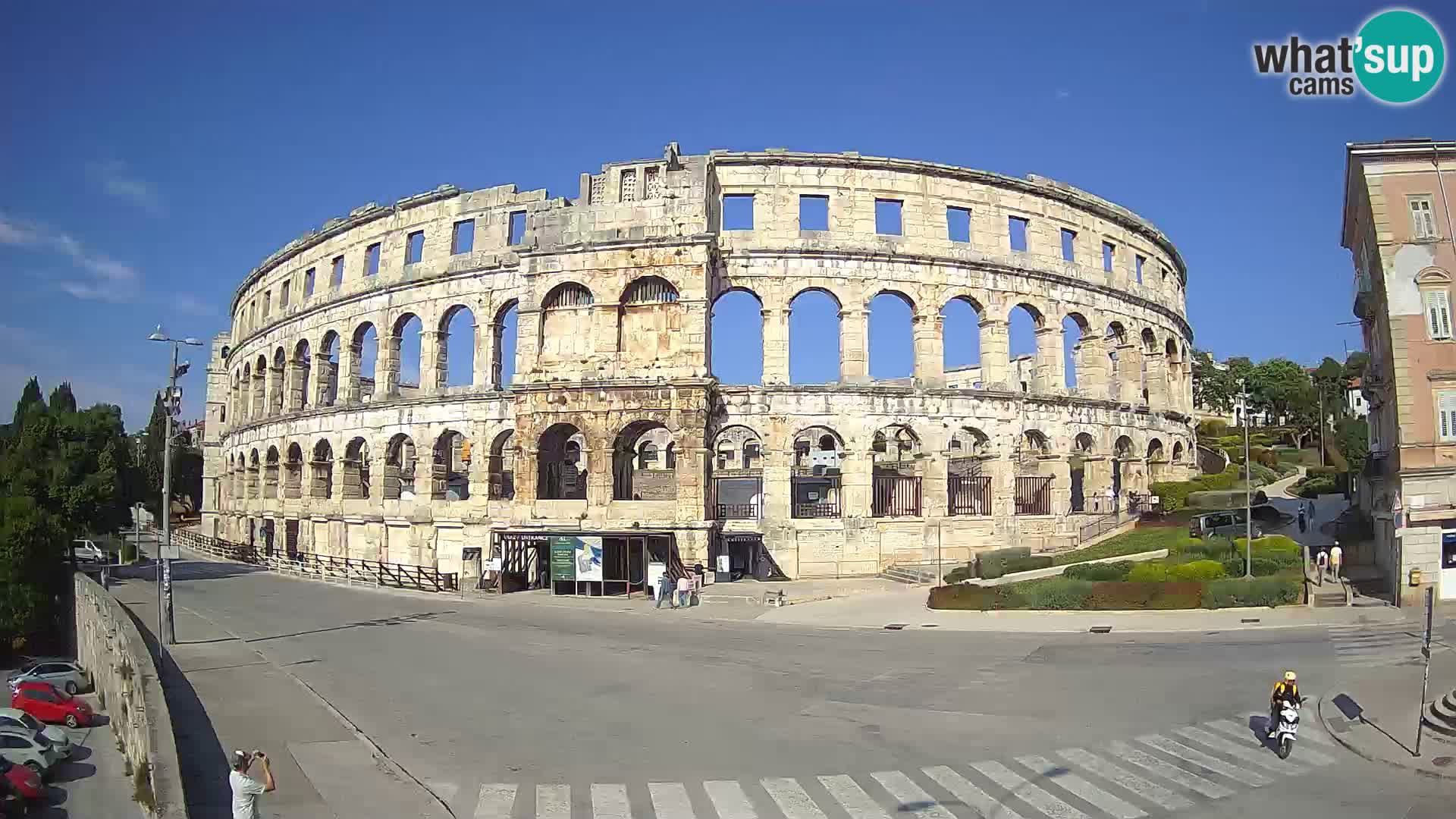 Live webcam Amphitheatre in Pula – Arena
