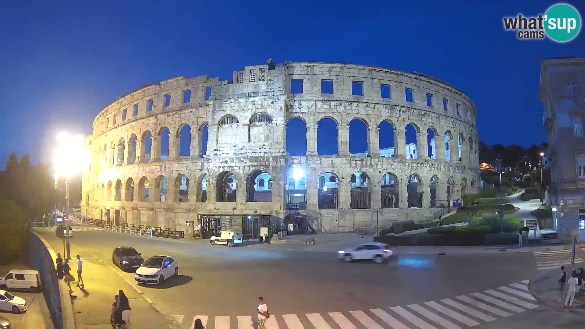Live webcam Amphitheatre in Pula – Arena