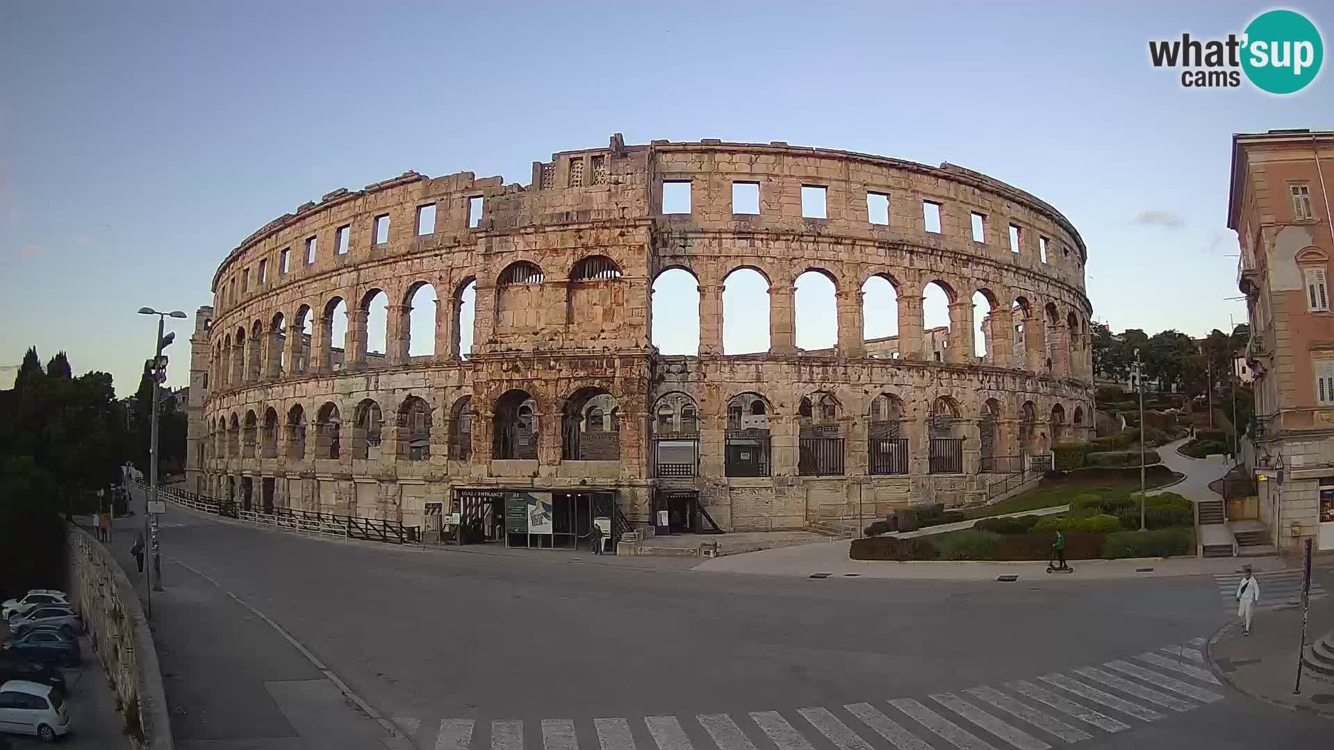 Live webcam Amphitheatre in Pula – Arena